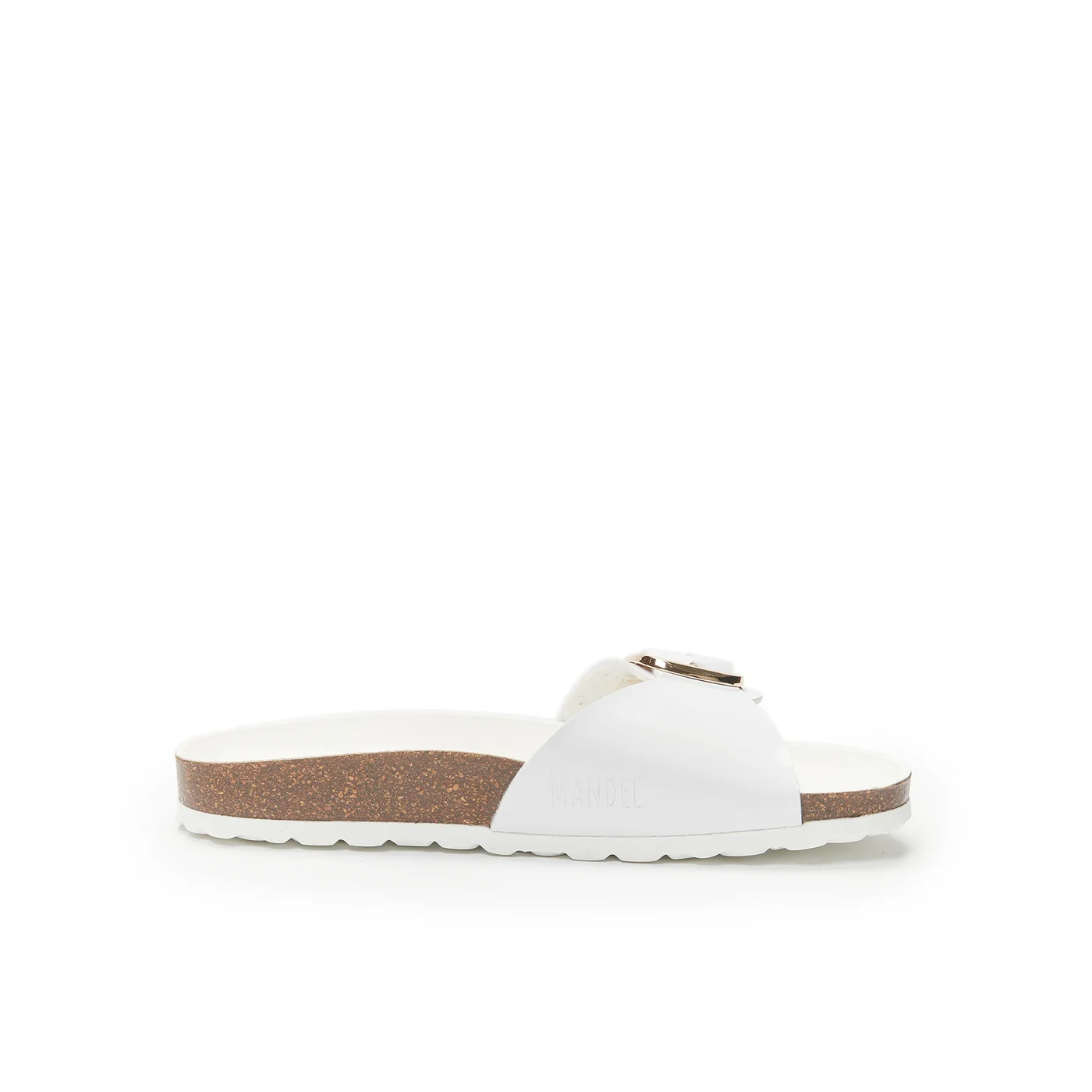 Sandales Agata Big Buckle Patent White - Femme - Image 4