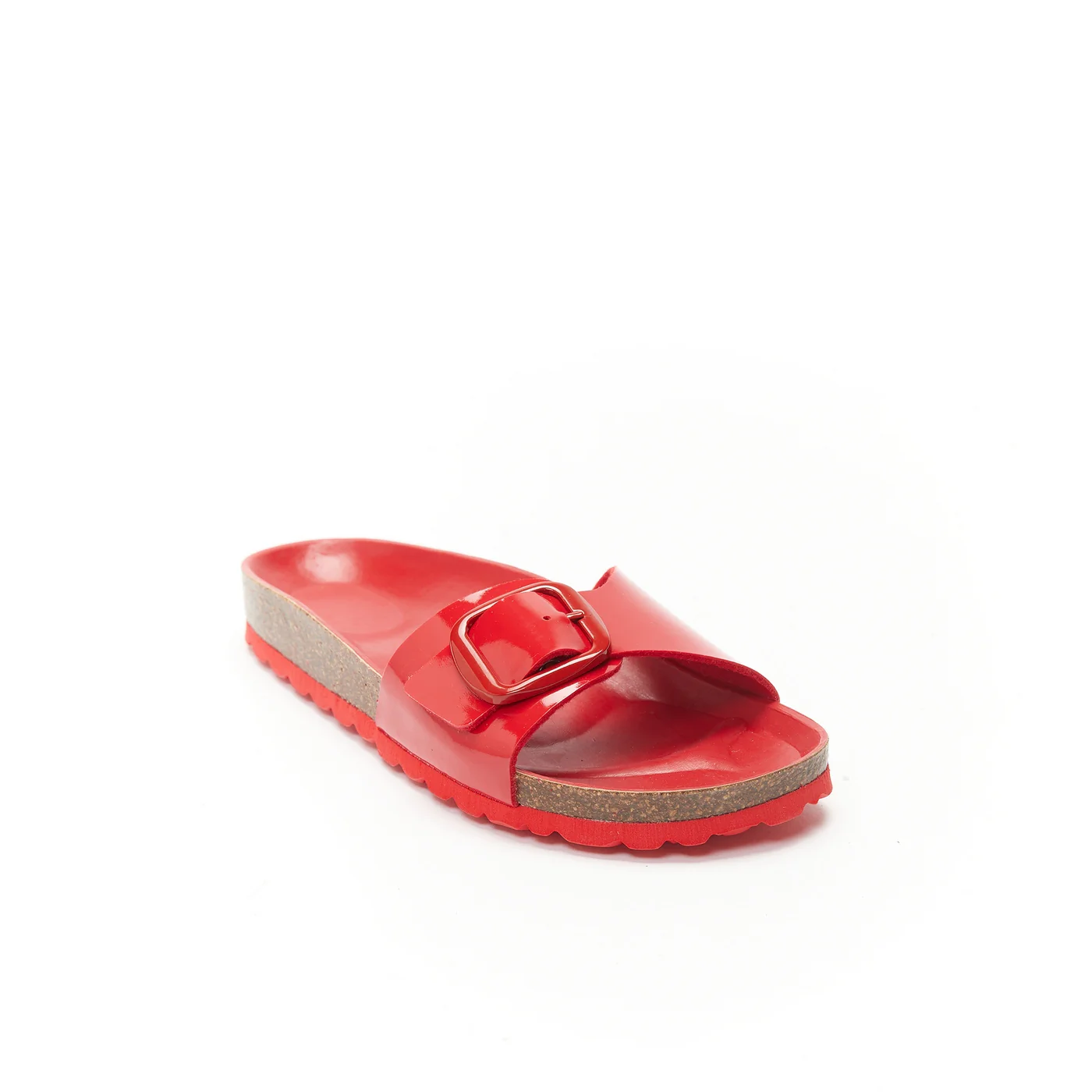 Sandales Agata Big Buckle Patent Red - Femme - Image 2
