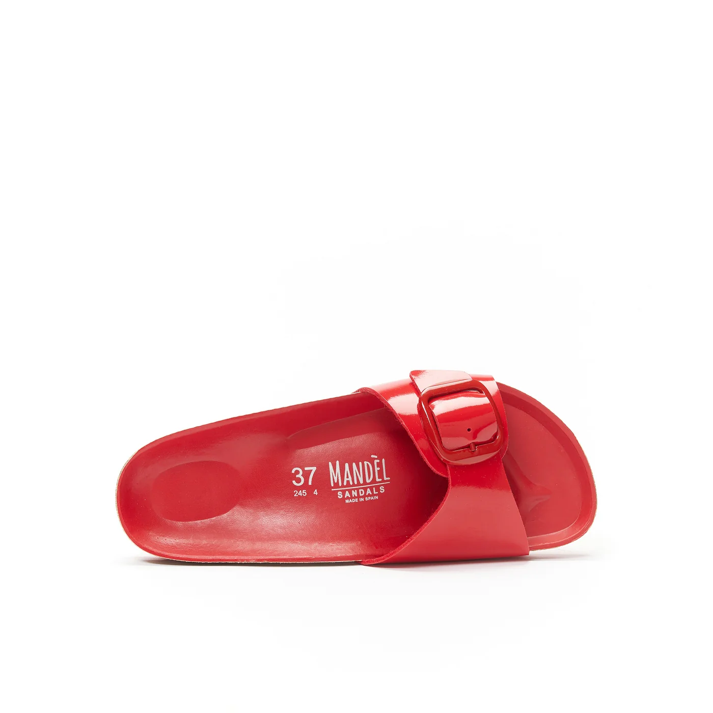 Sandales Agata Big Buckle Patent Red - Femme - Image 5