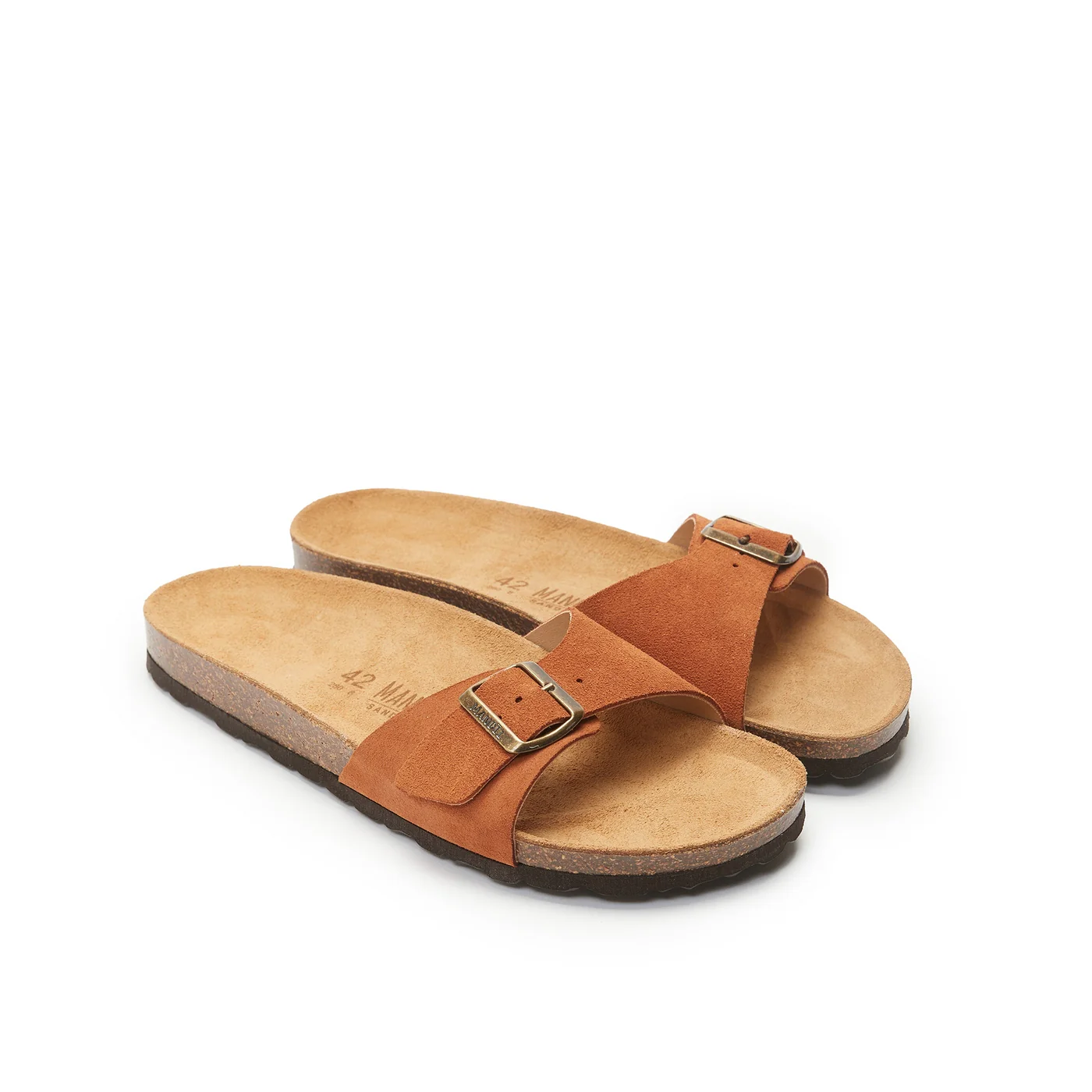 Sandales Agata Suede Leather Brandy - Homme - Image 3