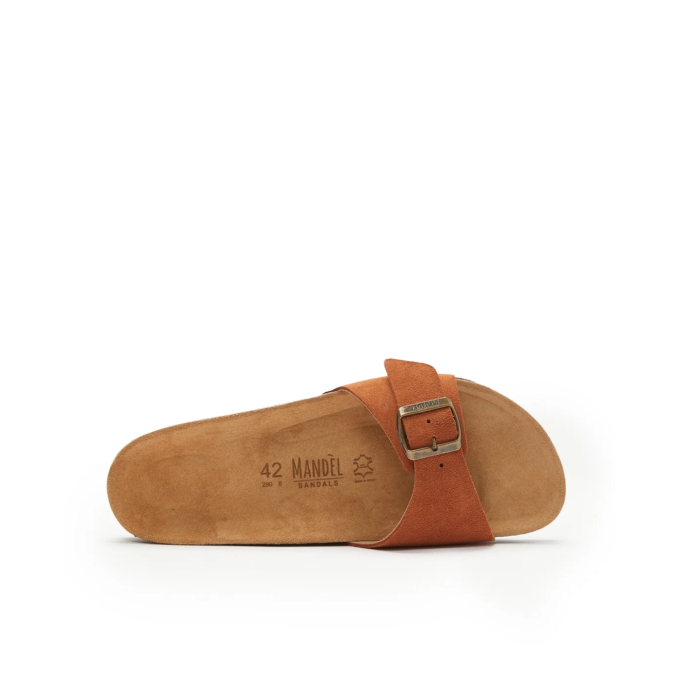 Sandales Agata Suede Leather Brandy - Homme - Image 5