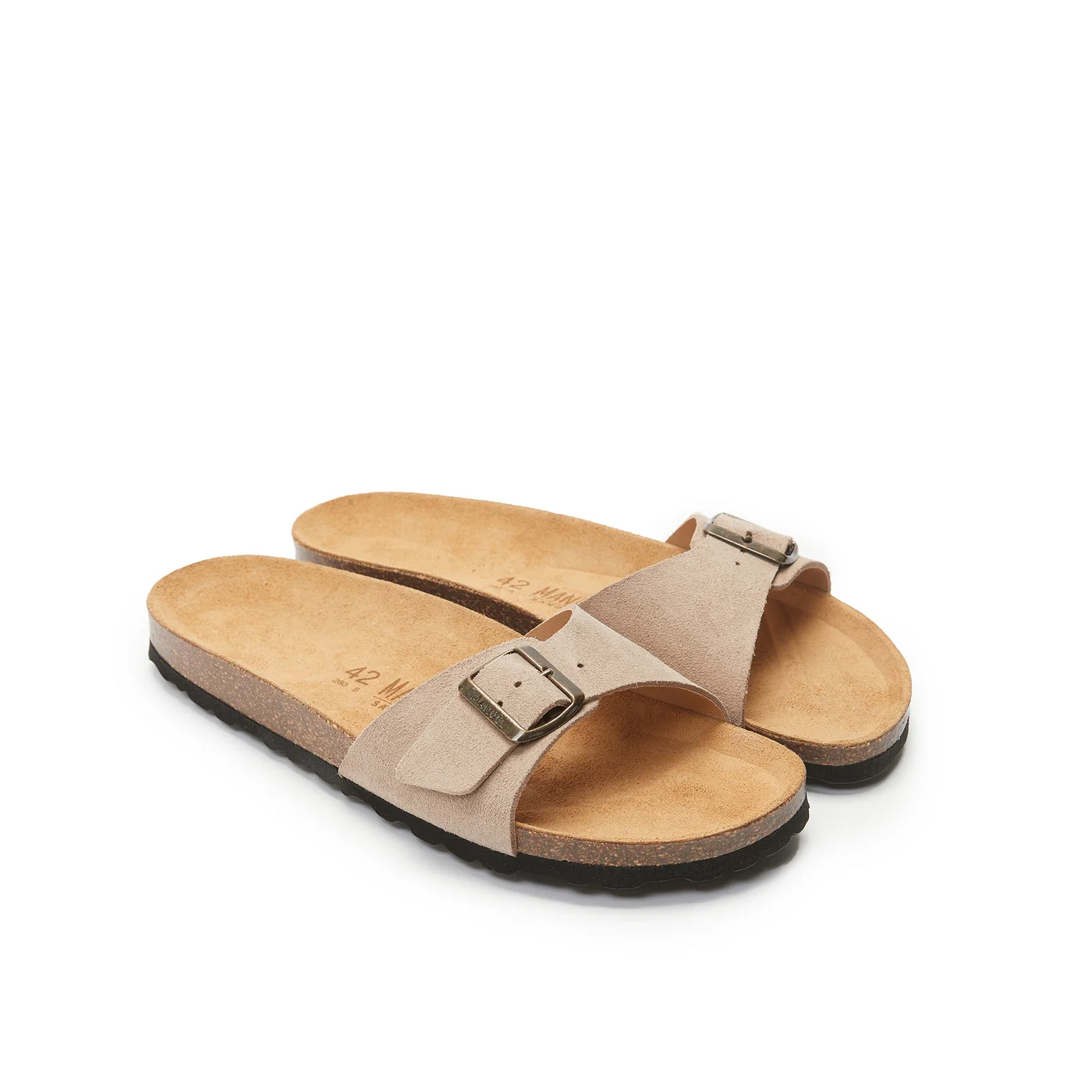 Sandales Agata Suede Leather Taupe - Homme - Image 3