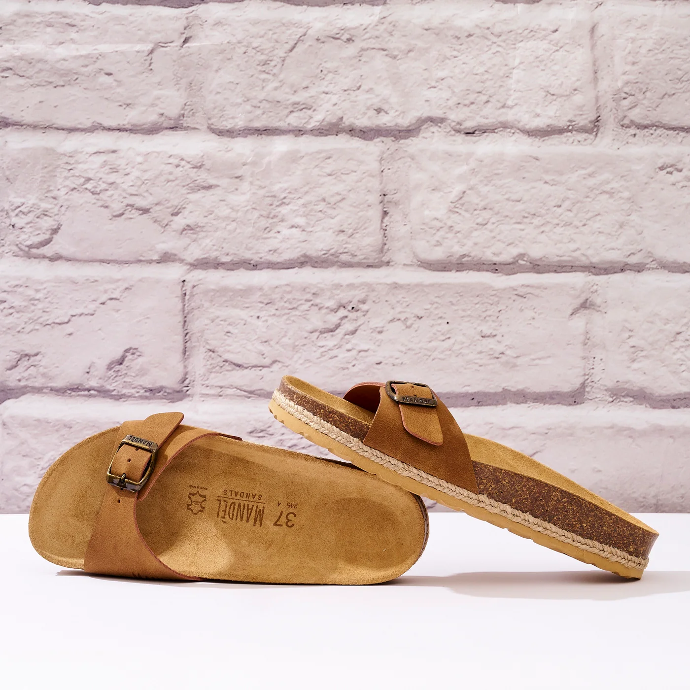 Sandales Agata Cognac Brown - Femme - Image 6