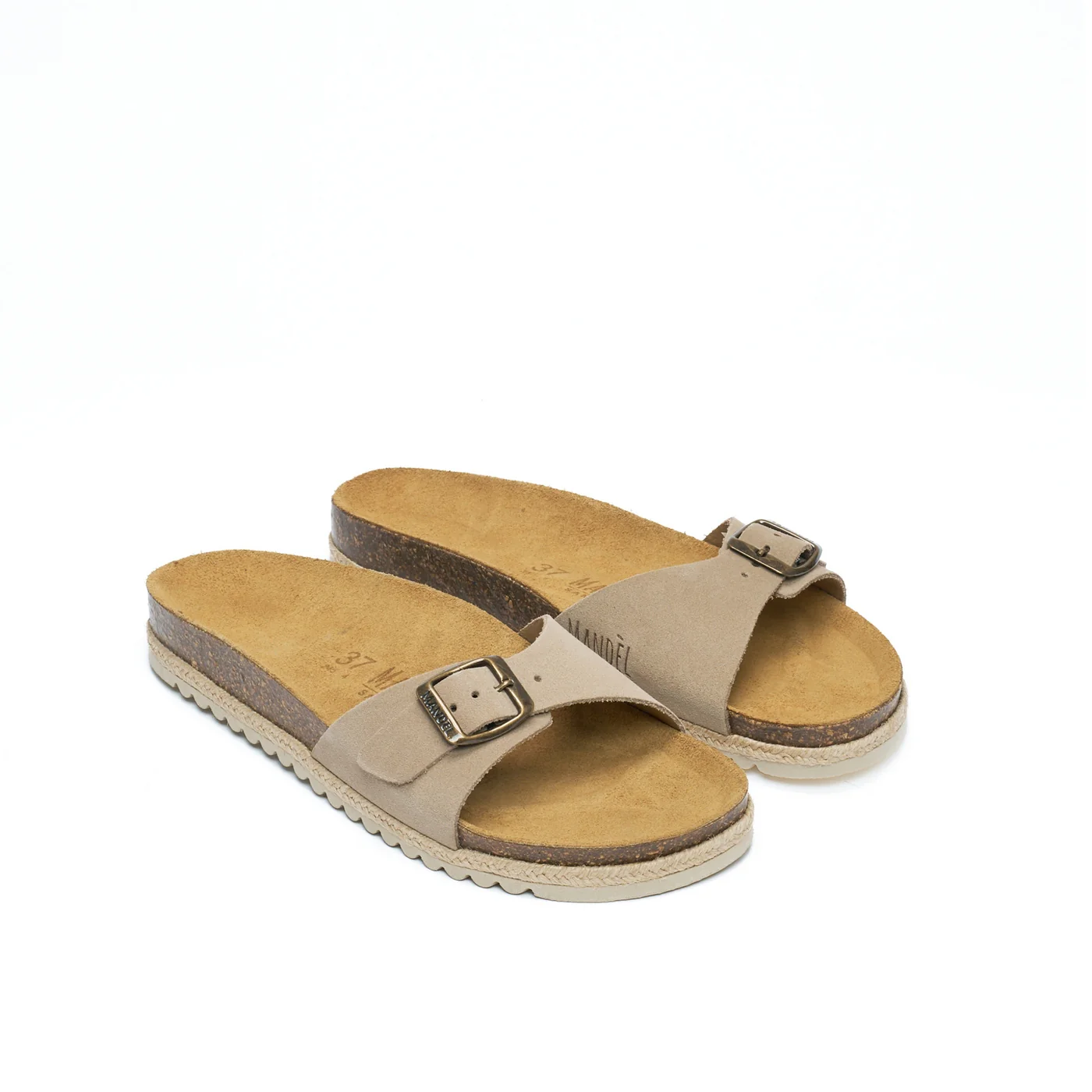 Sandales Agata Suede Taupe - Femme - Image 3