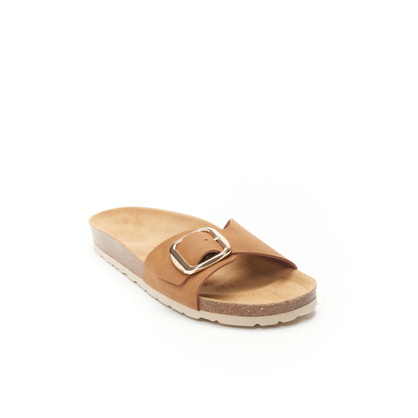 Sandales Agata Big Buckle Cognac Brown - Femme - Image 2