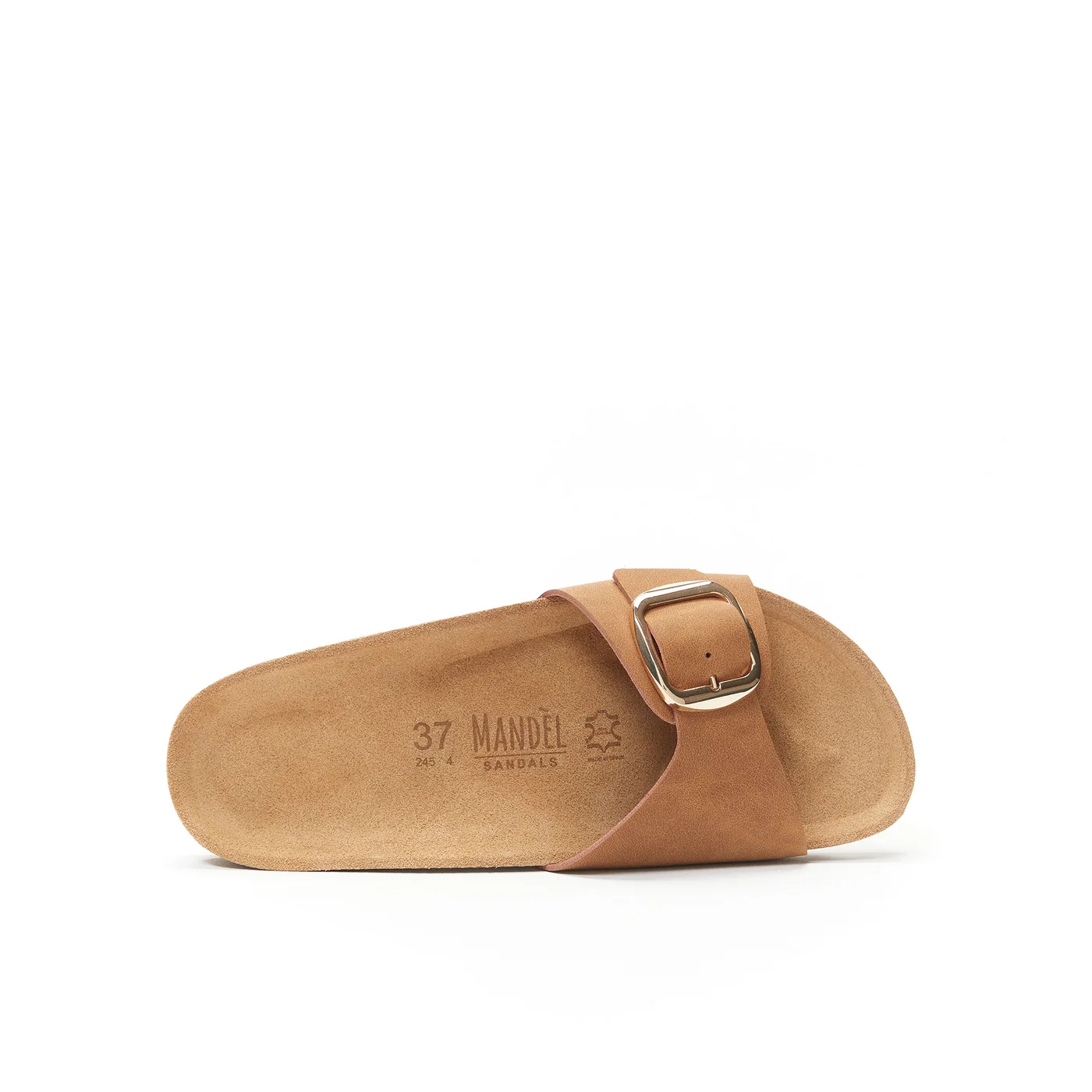 Sandales Agata Big Buckle Cognac Brown - Femme - Image 5