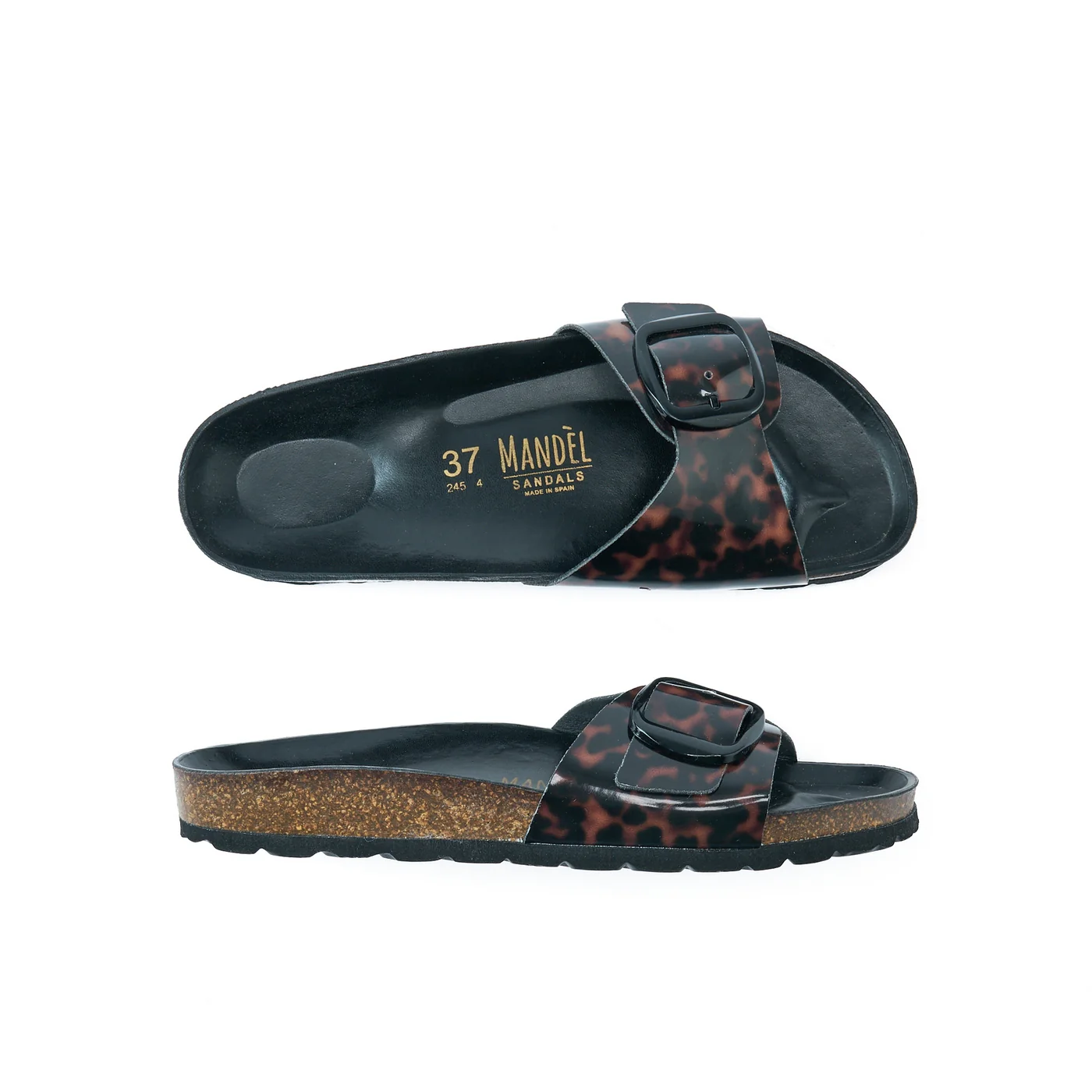 Sandales Agata Big Buckle Tortoiseshell - Femme - Image 5