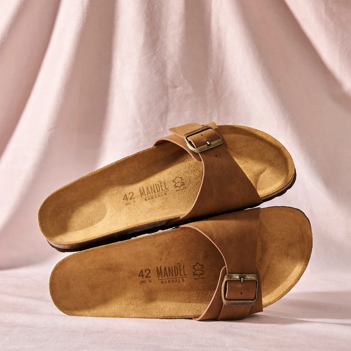 Sandales Agata Cognac Brown - Homme - Image 6