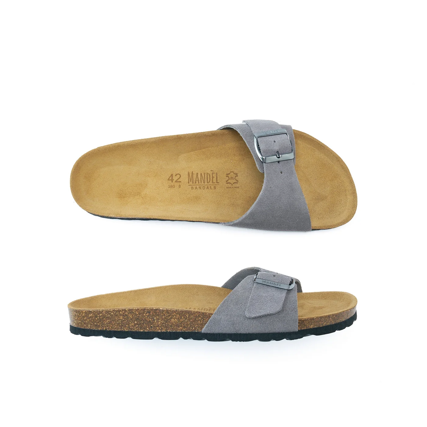 Sandales Agata Suede Grey - Homme - Image 5