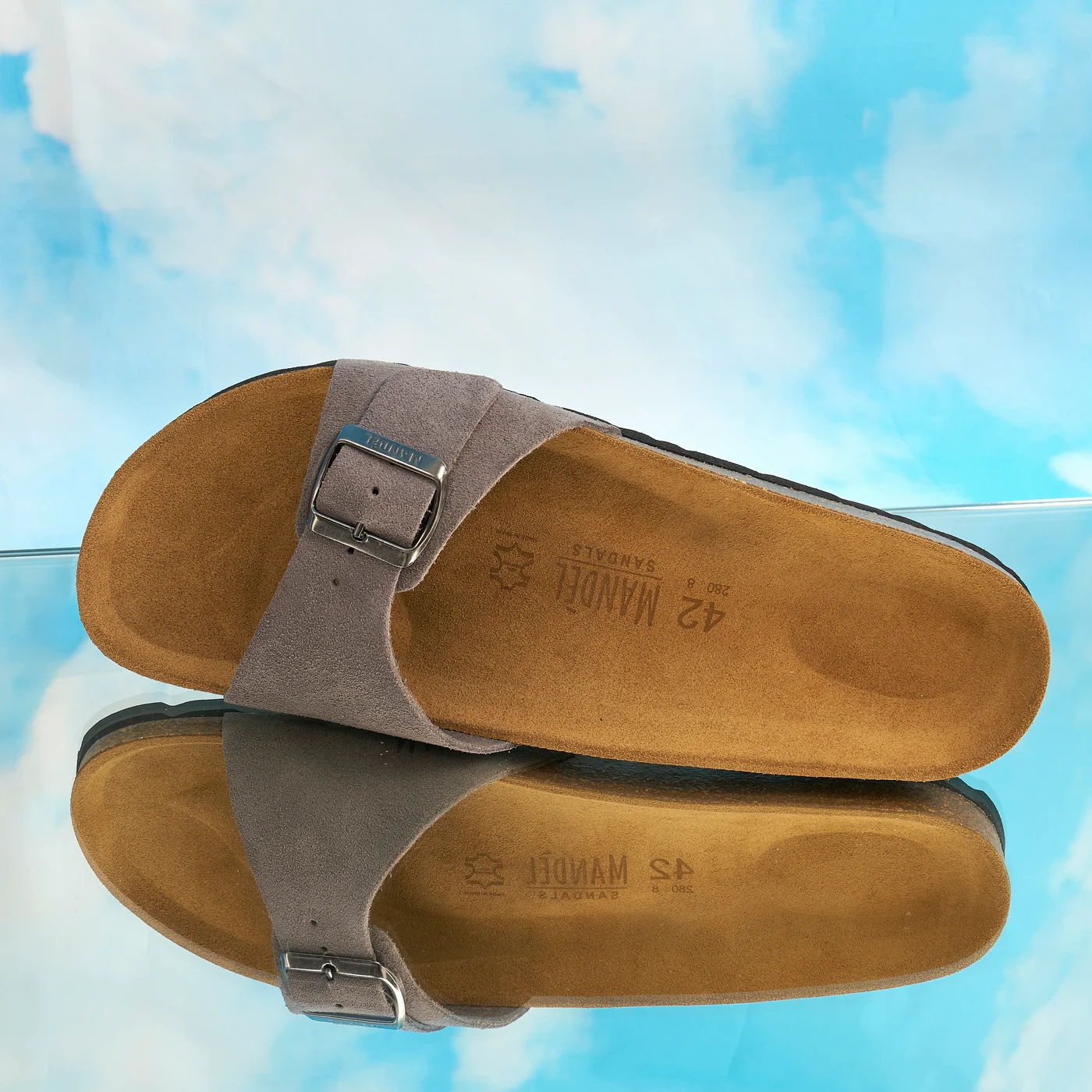 Sandales Agata Suede Grey - Homme - Image 6