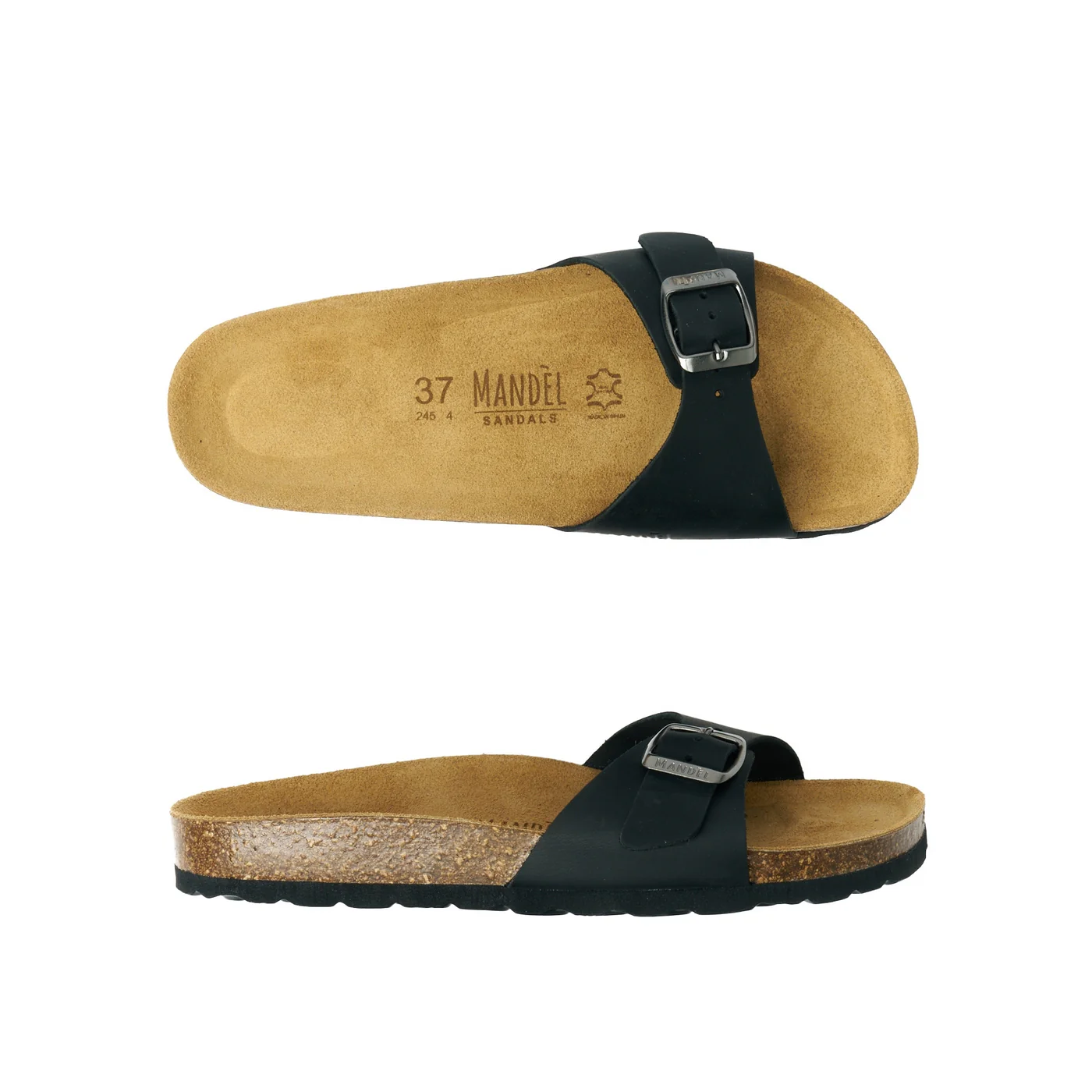 Sabots Agata Oiled Leather Black - Femme - Image 6