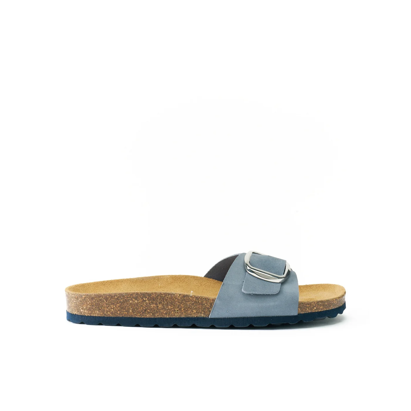 Sabots Agata Big Buckle Nubuck Ultramarine - Femme - Image 2
