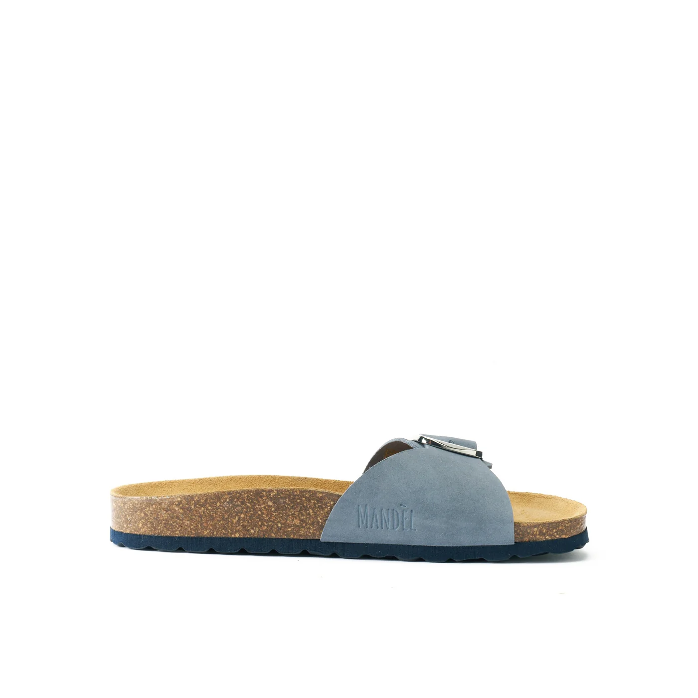Sabots Agata Big Buckle Nubuck Ultramarine - Femme - Image 5