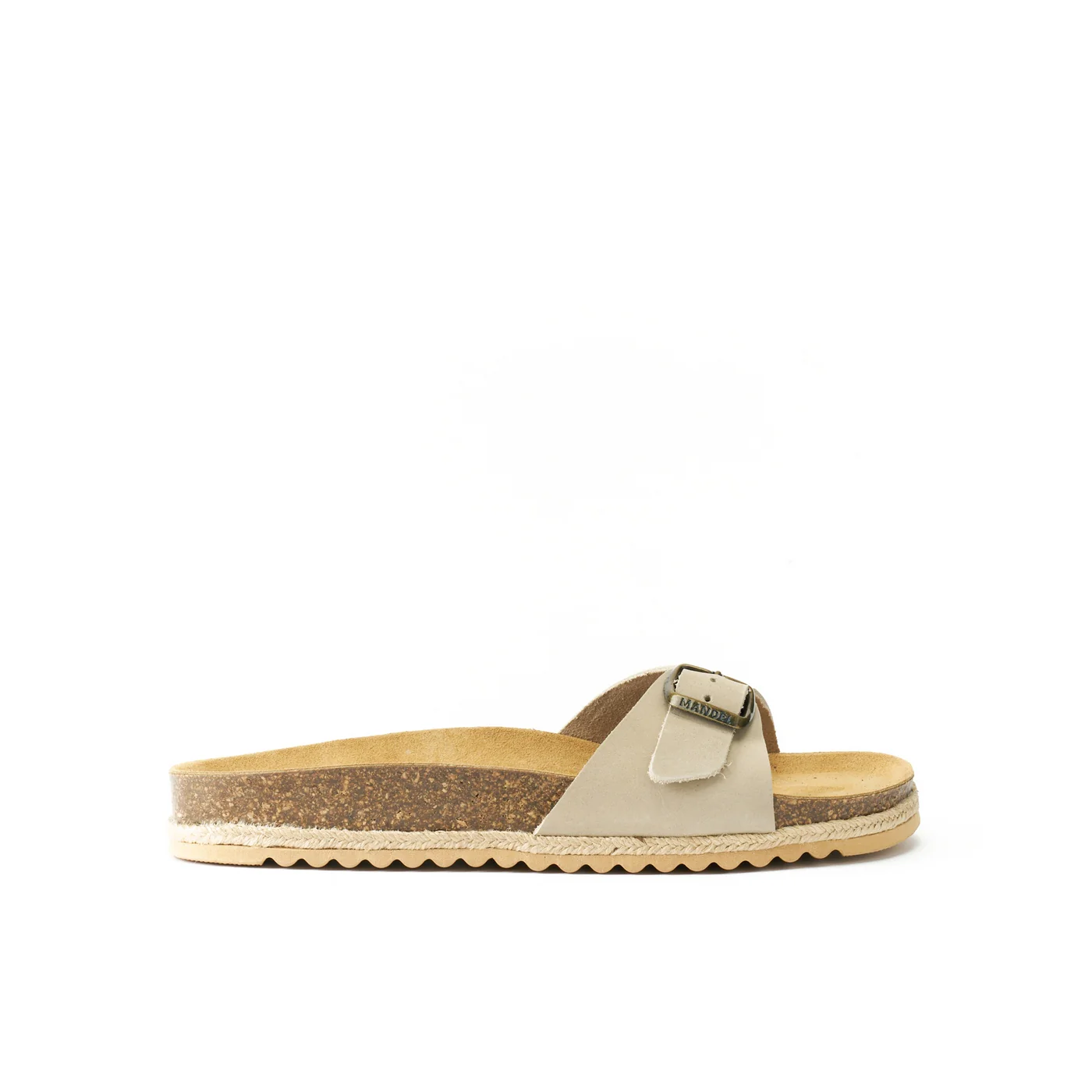 Sabots Agata Big Buckle Nubuck Beige - Femme - Image 2