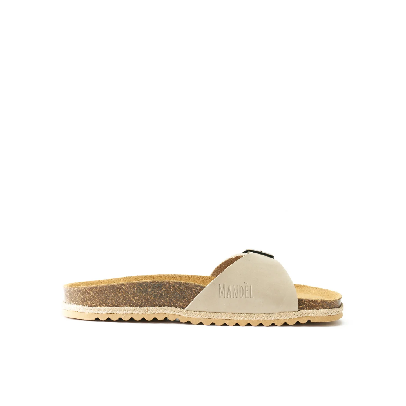 Sabots Agata Big Buckle Nubuck Beige - Femme - Image 5