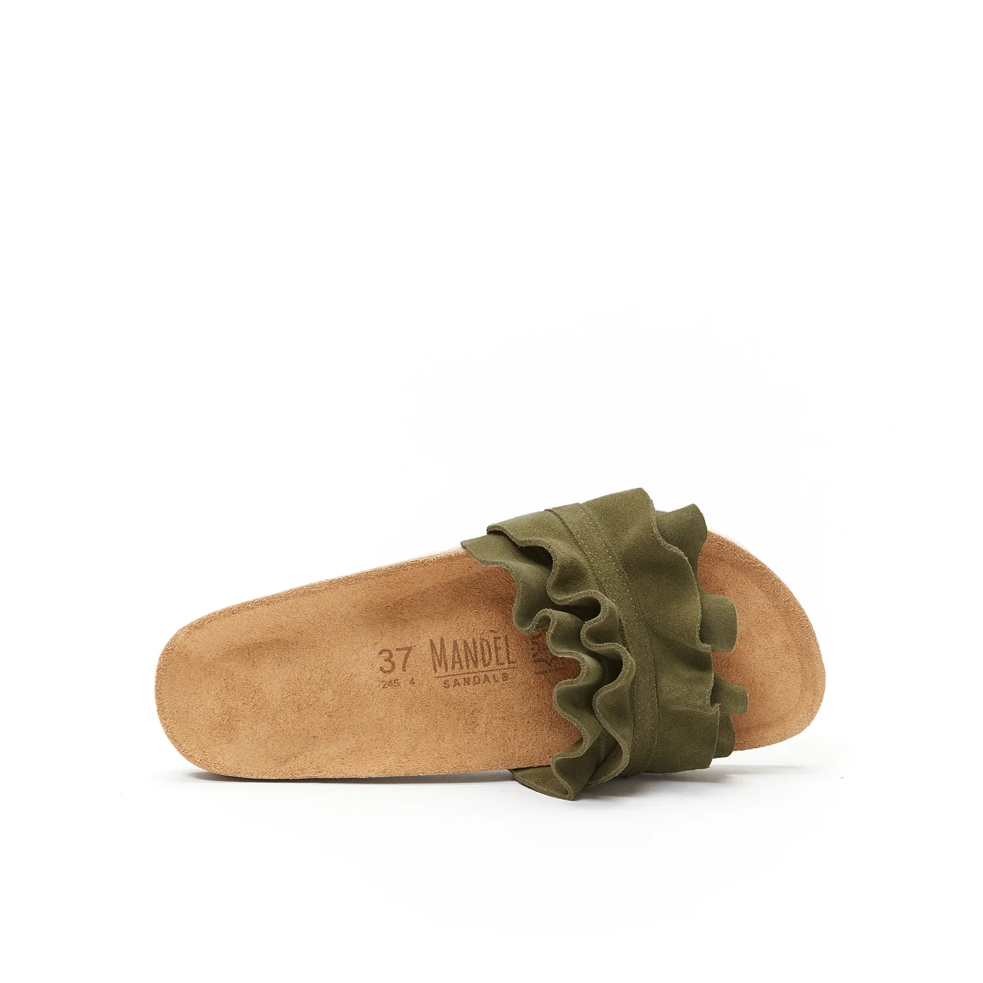 Sandales Sofia Suede Leather Moss Green - Femme - Image 5