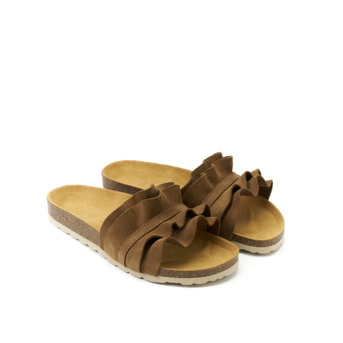 Sabots Sofia Suede Chocolate - Femme - Image 4
