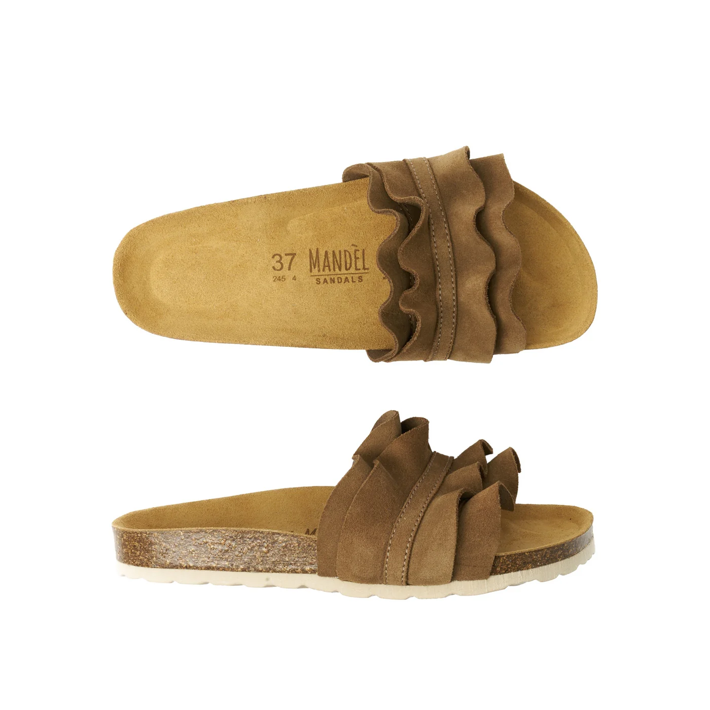 Sabots Sofia Suede Chocolate - Femme - Image 6