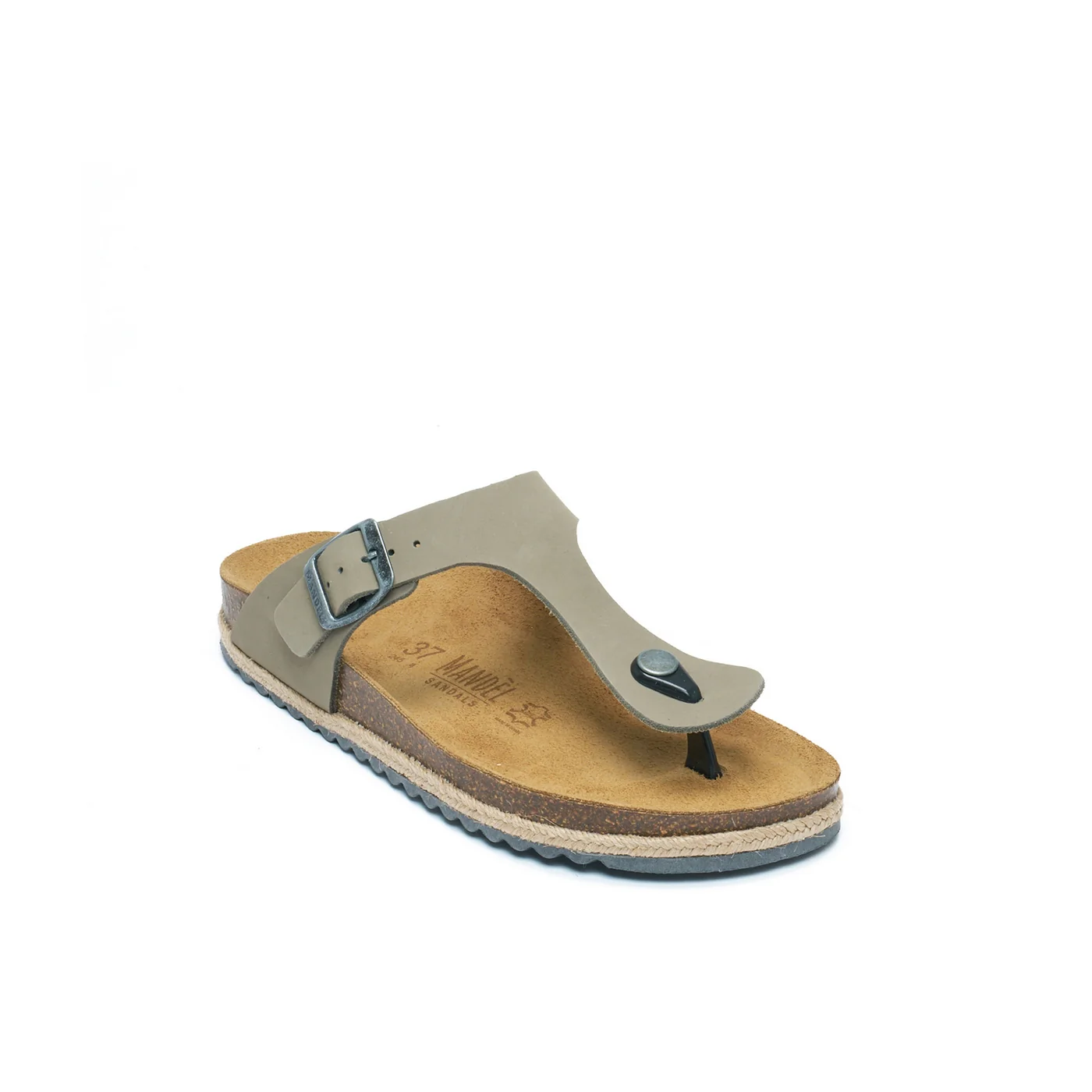 Tongs Blanca Nubuck Grey - Femme - Image 2
