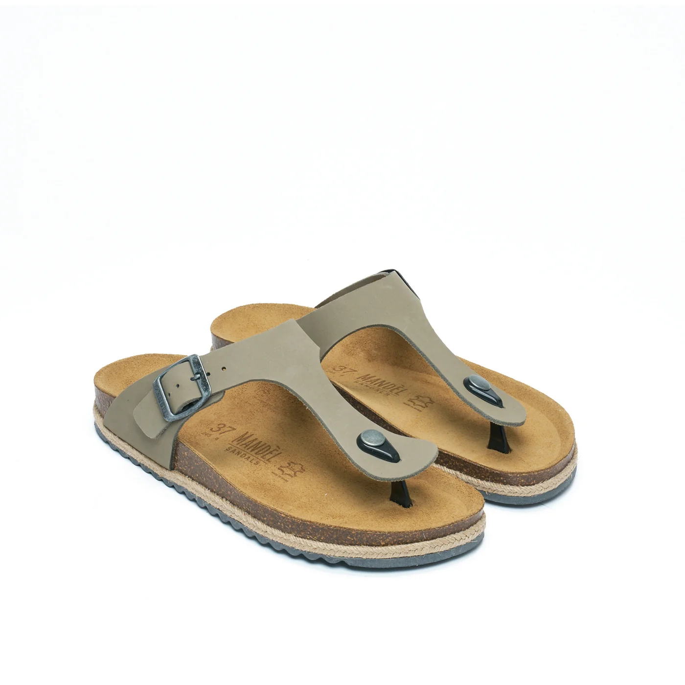 Tongs Blanca Nubuck Grey - Femme - Image 3