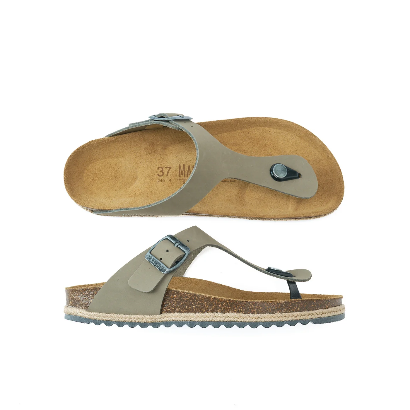 Tongs Blanca Nubuck Grey - Femme - Image 5