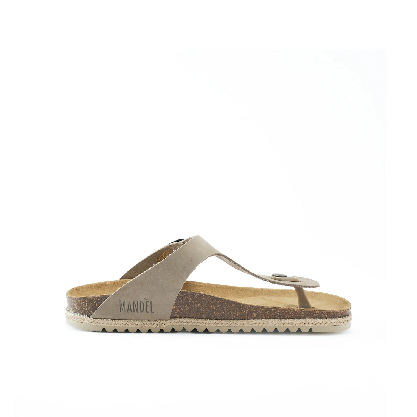 Tongs Blanca Nubuck Taupe - Femme - Image 4
