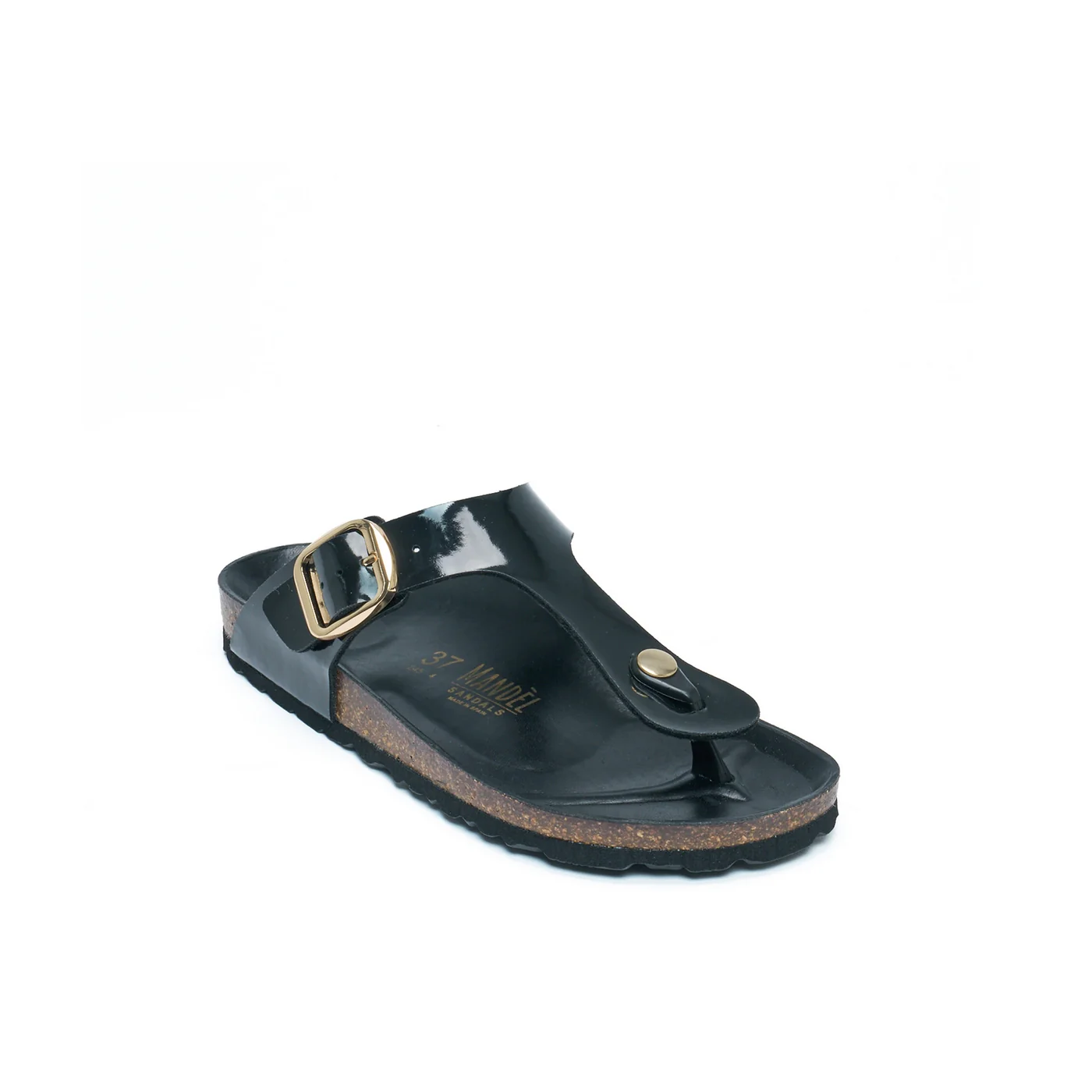 Tongs Blanca Big Buckle Black - Femme - Image 2