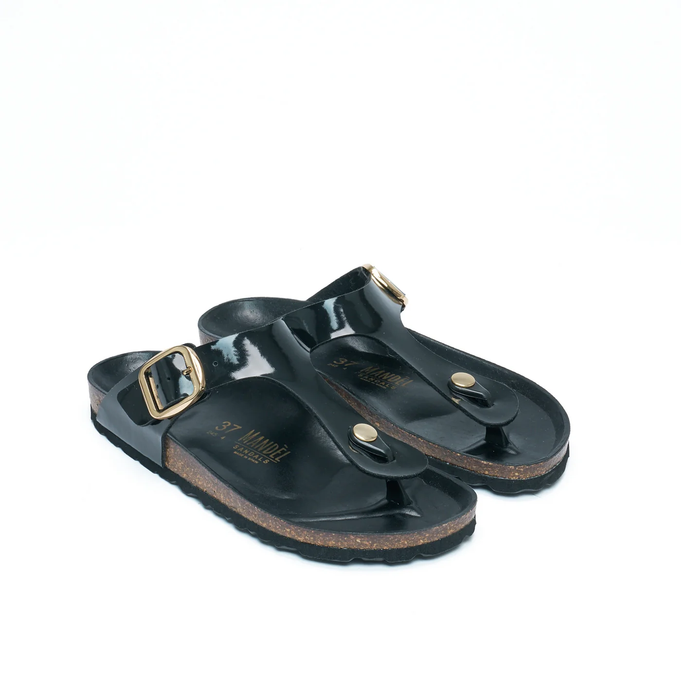 Tongs Blanca Big Buckle Black - Femme - Image 3