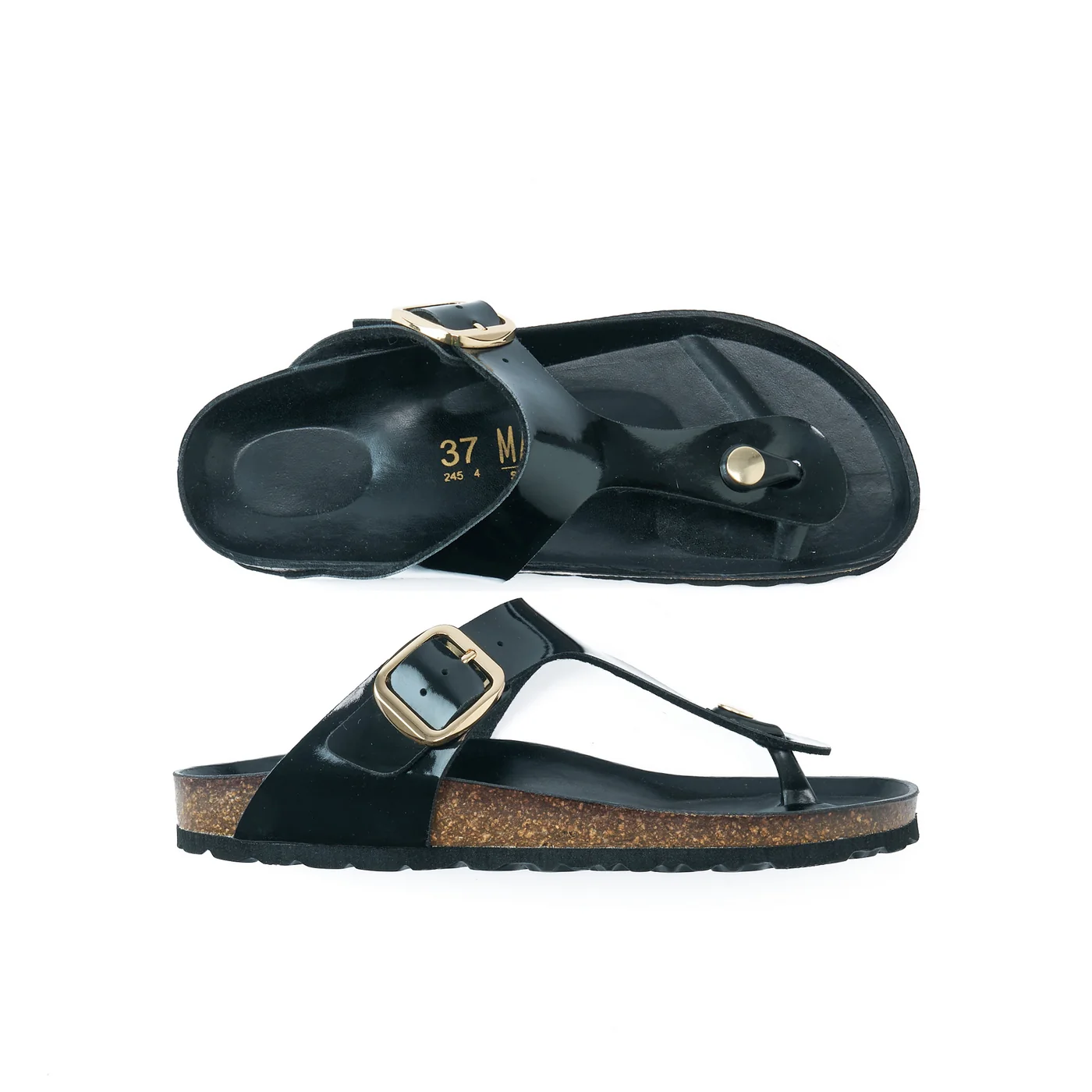 Tongs Blanca Big Buckle Black - Femme - Image 5