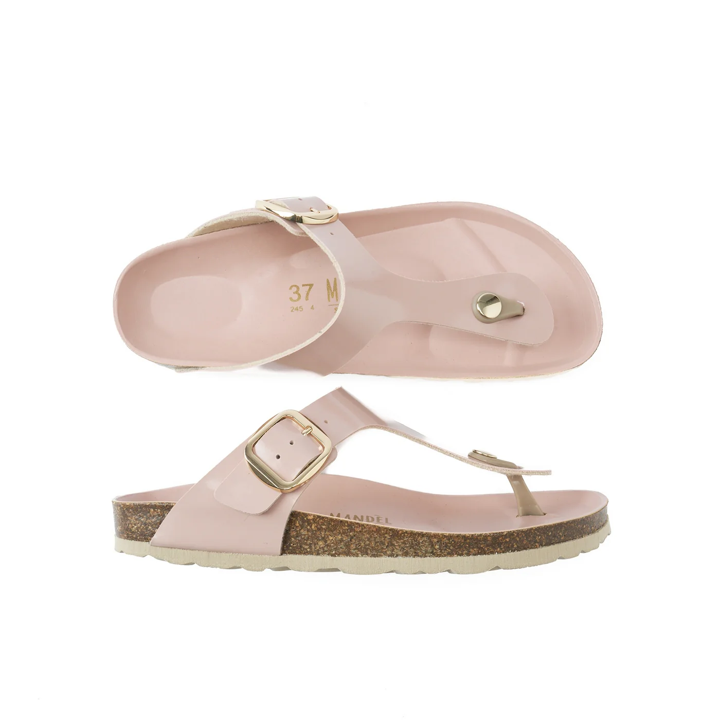 Tongs Blanca Big Buckle Antic Rose - Femme - Image 5