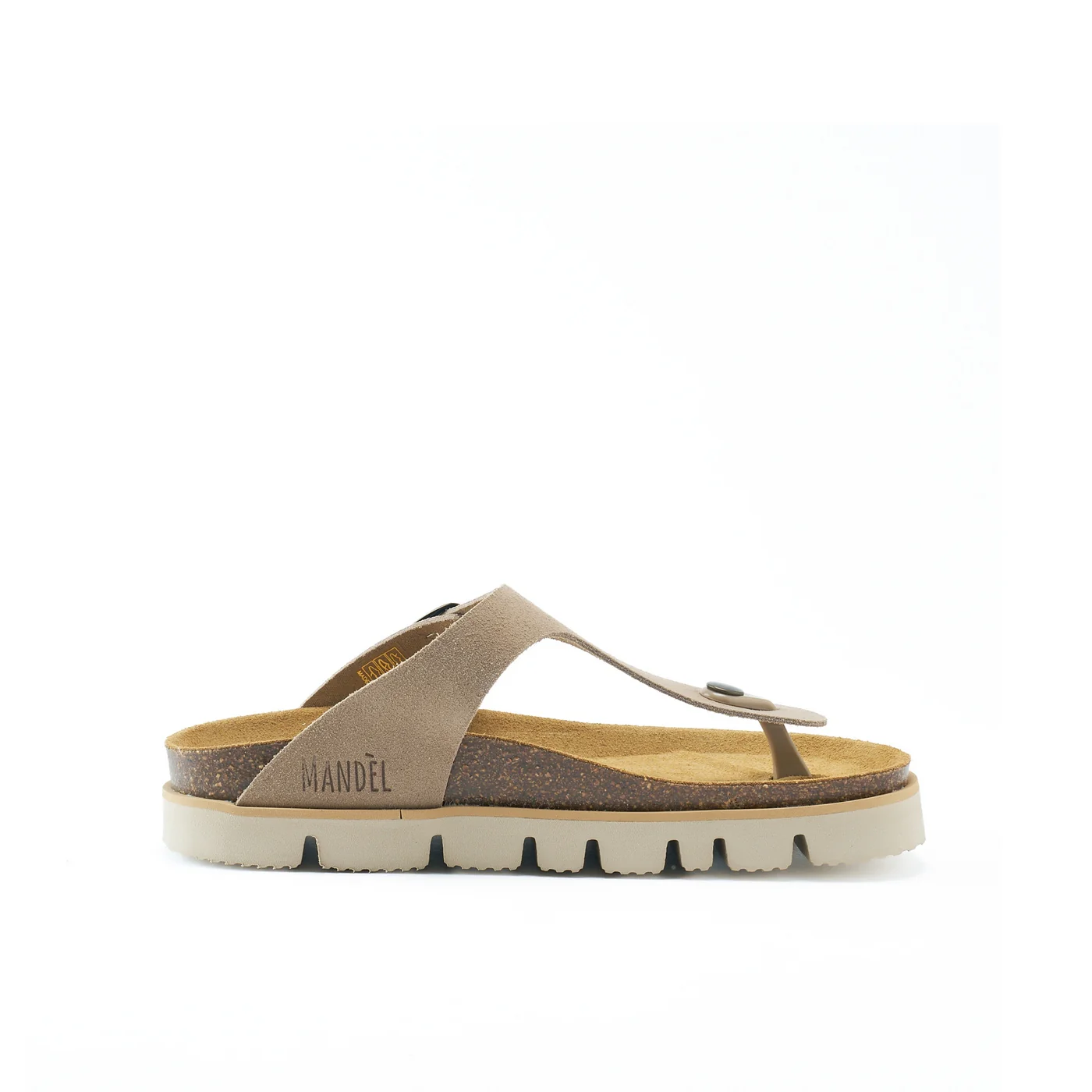 Tongs Blanca Suede Taupe - Femme - Image 4
