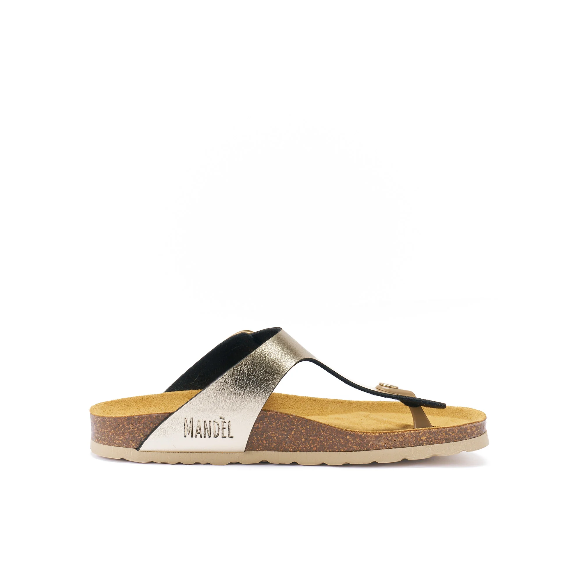 Tongs Blanca Big Buckle Champagne - Femme - Image 4