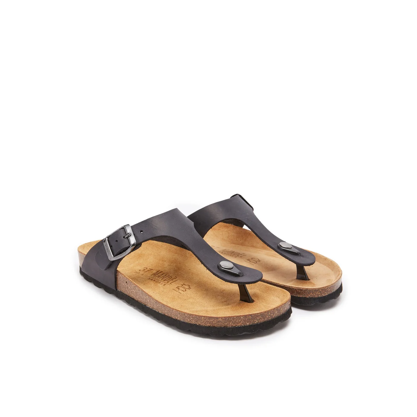 Sabots Blanca Oiled Leather Black - Femme - Image 3
