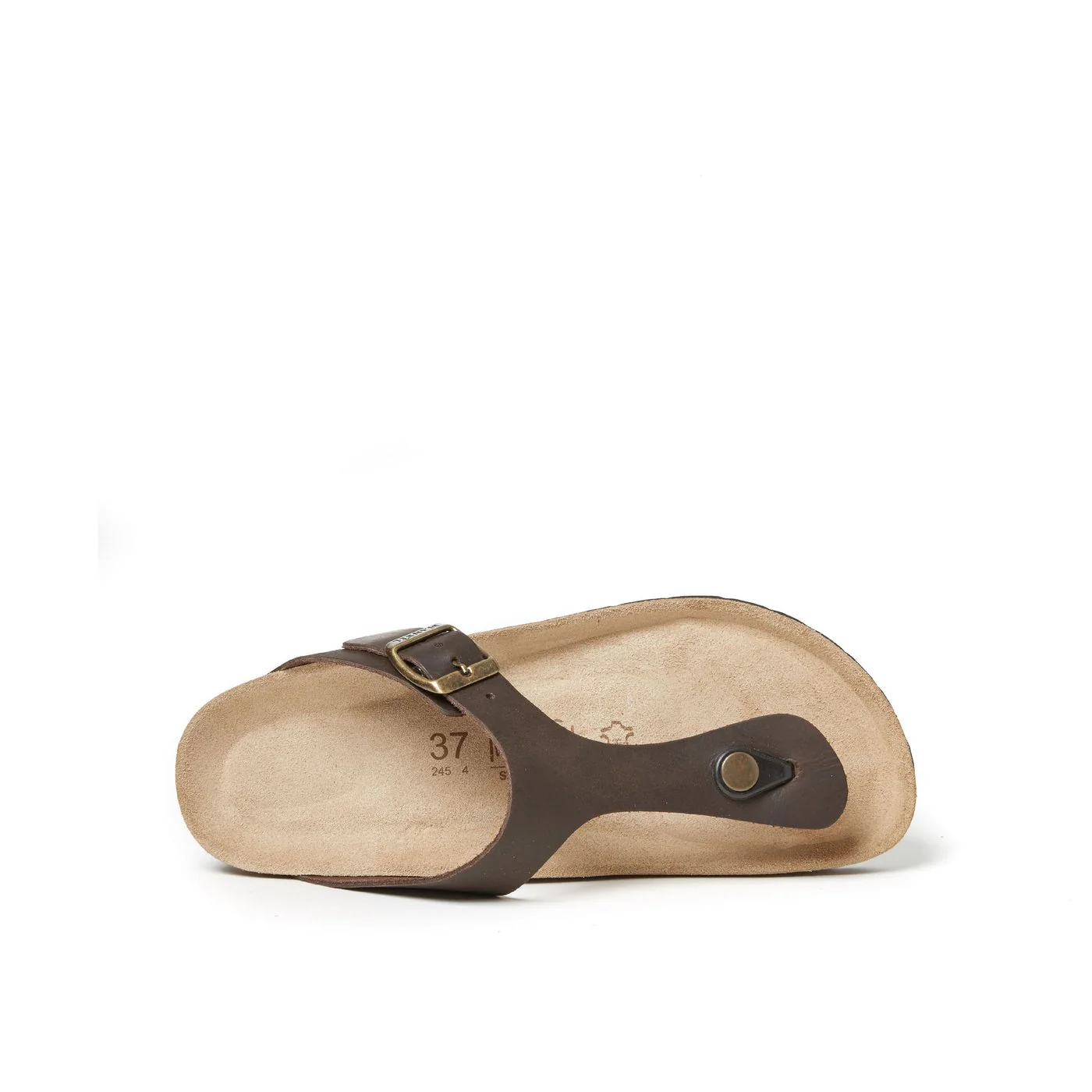 Sabots Blanca Oiled Leather Dark Brown - Femme - Image 6