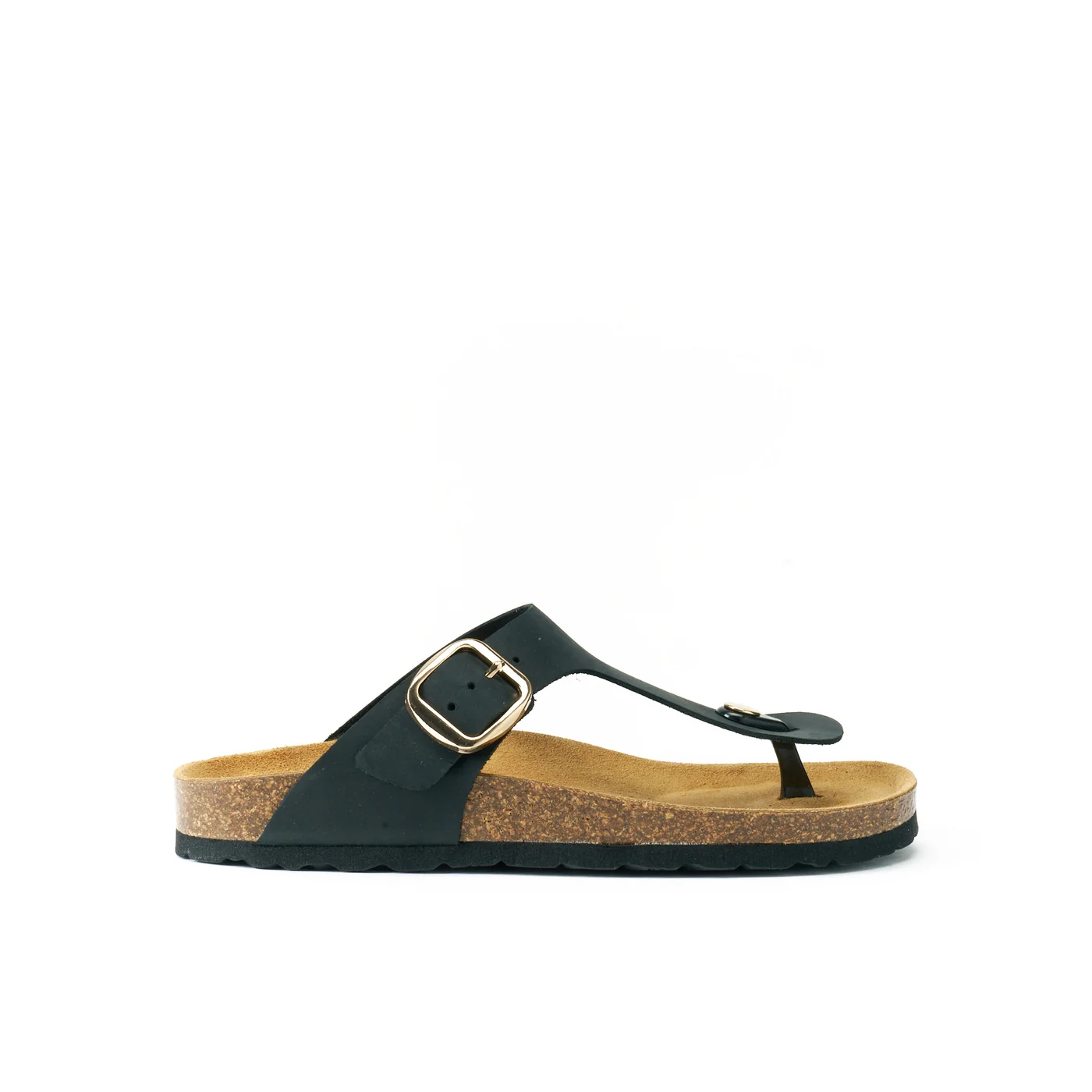 Sabots Blanca Big Buckle Oiled Leather Black - Femme - Image 2