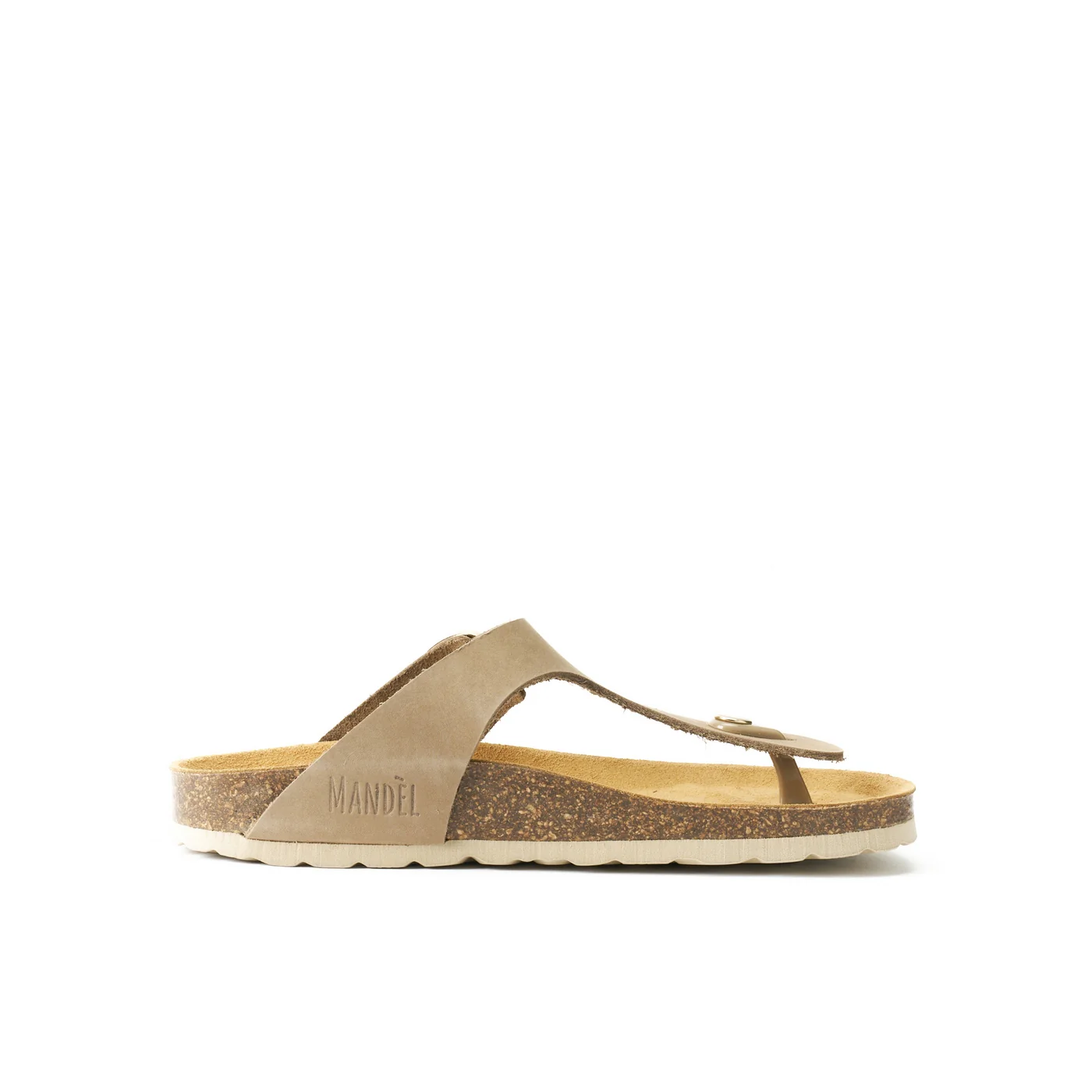 Sabots Blanca Big Buckle Nubuck Taupe - Femme - Image 5