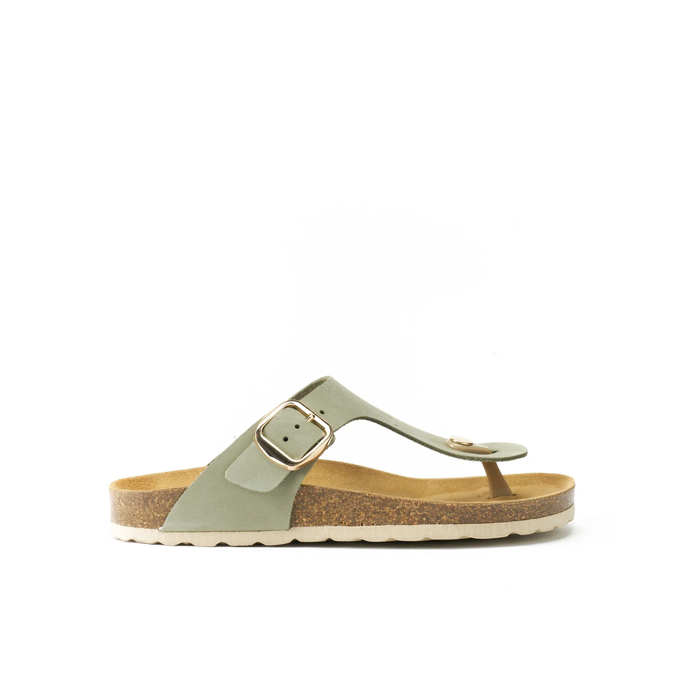 Sabots Blanca Big Buckle Nubuck Olive Green - Femme - Image 2