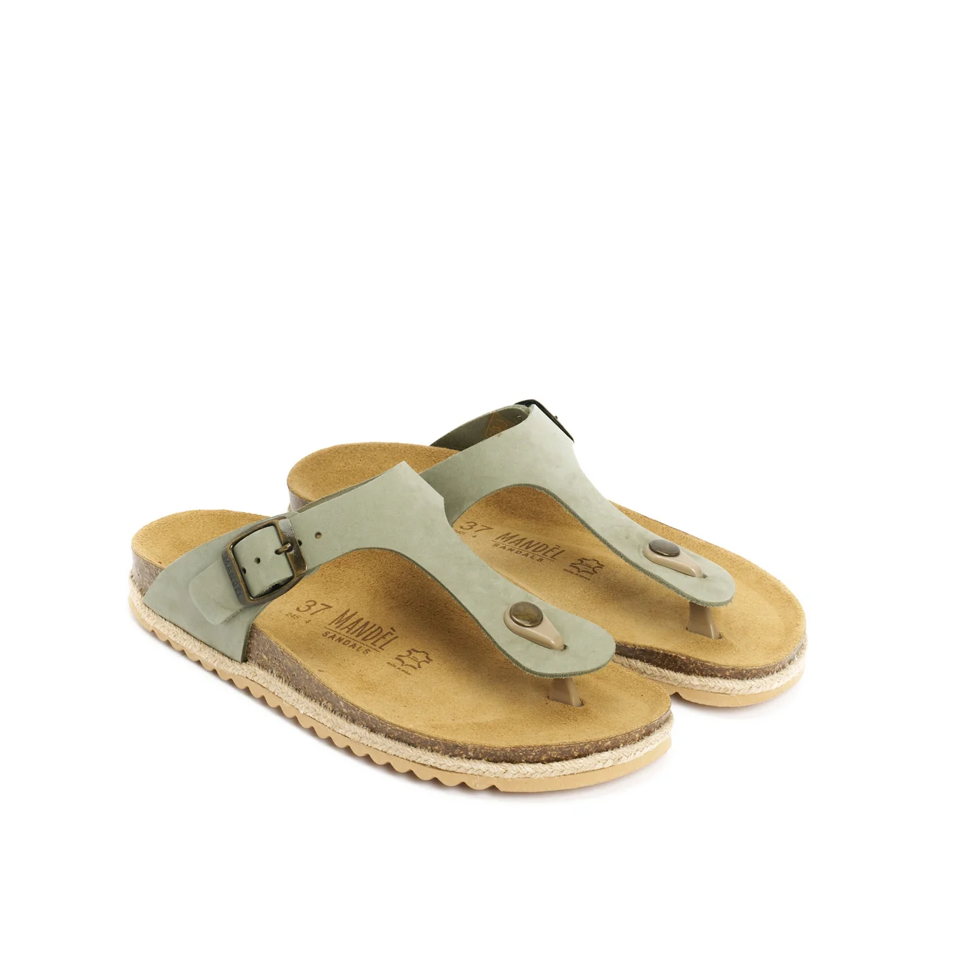 Sabots Blanca Nubuck Olive Green - Femme - Image 4