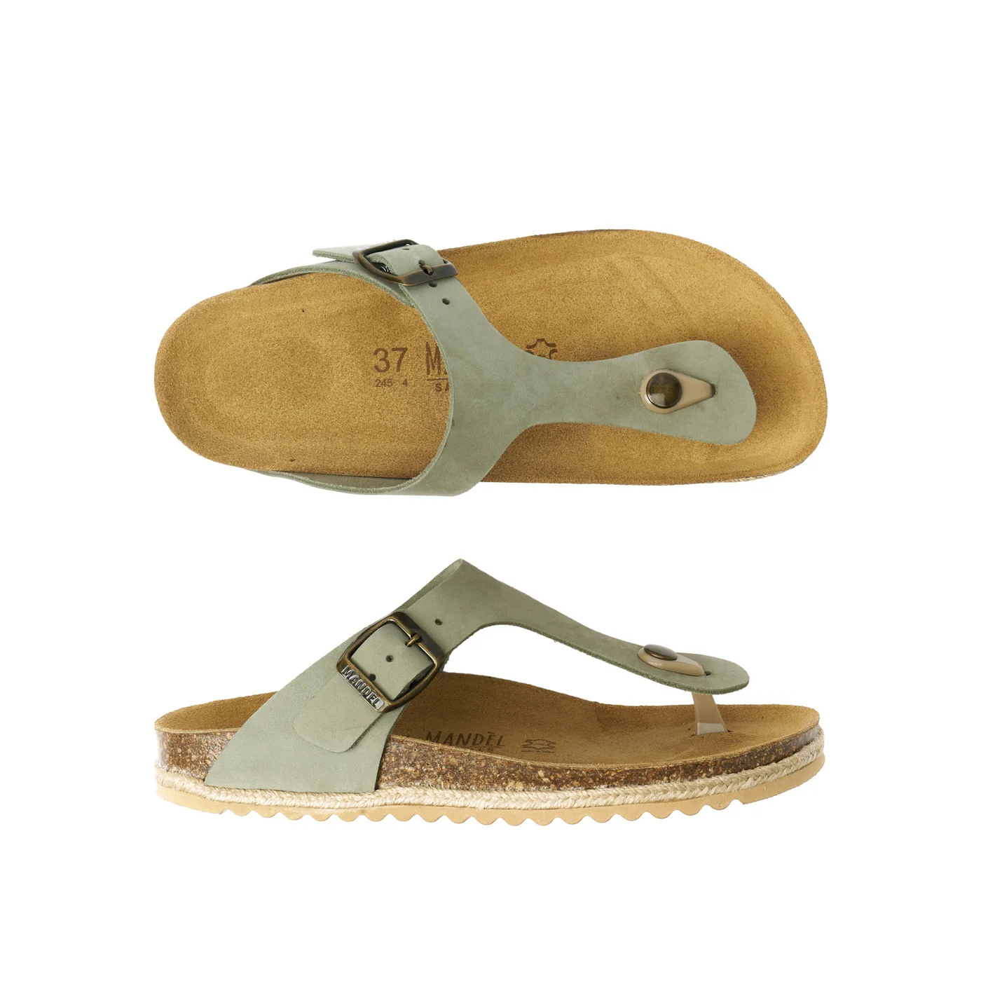 Sabots Blanca Nubuck Olive Green - Femme - Image 6
