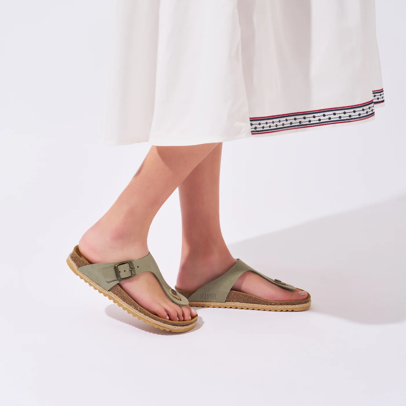Sabots Blanca Nubuck Olive Green - Femme - Image 7