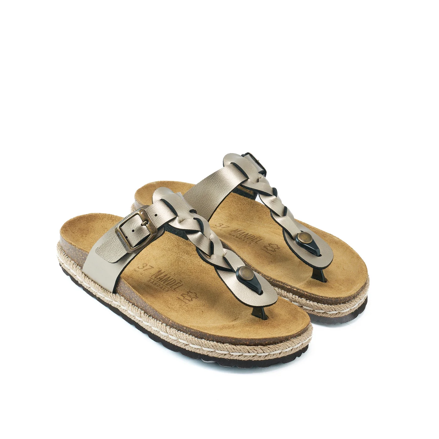 Tongs Sandales Luna Bronze - Femme - Image 3