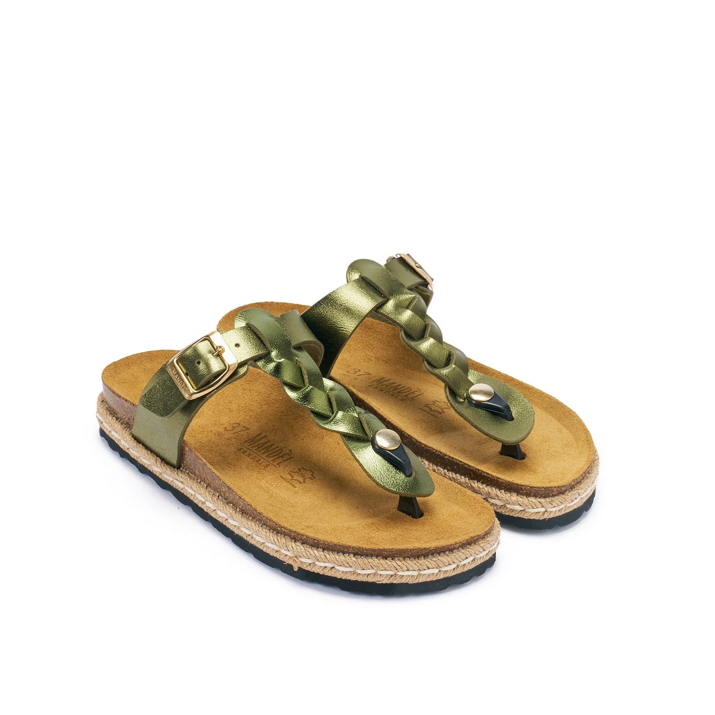 Tongs Sandales Luna Moss Green - Femme - Image 3