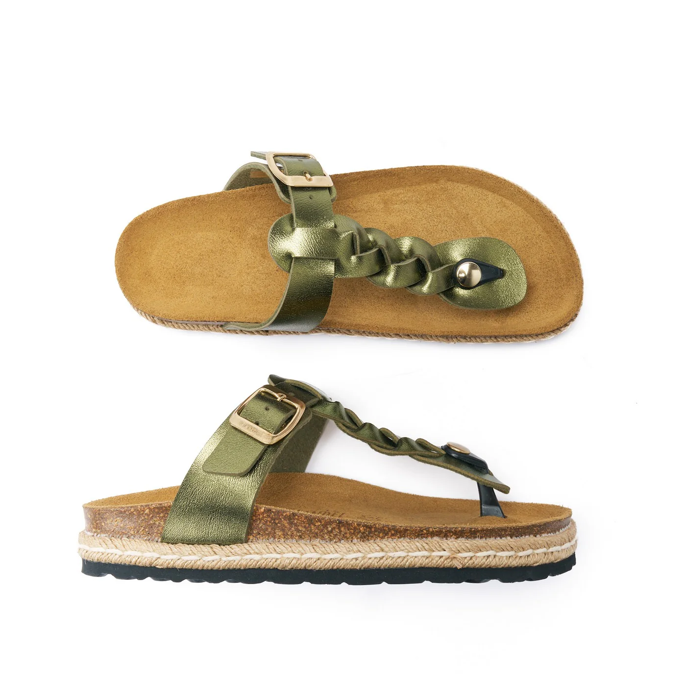Tongs Sandales Luna Moss Green - Femme - Image 5