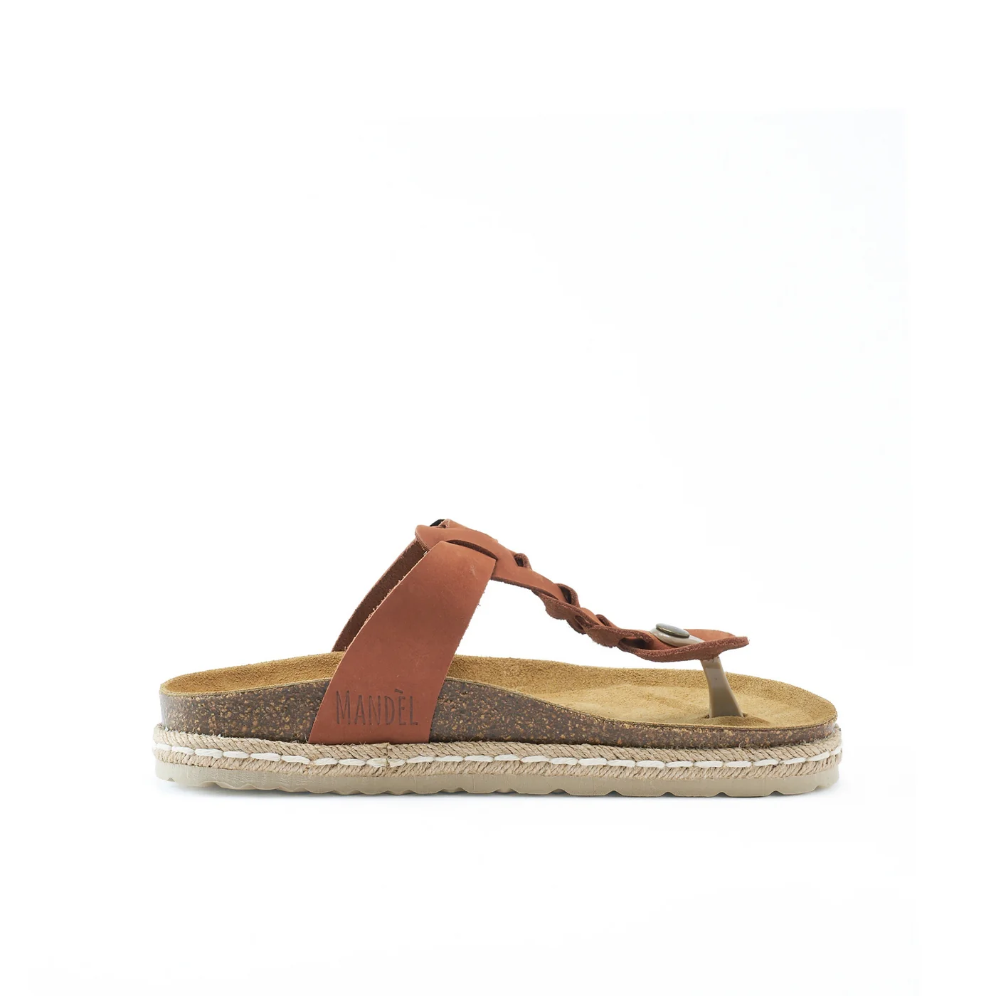Tongs Sandales Luna Nubuck Chestnuts Brown - Femme - Image 4