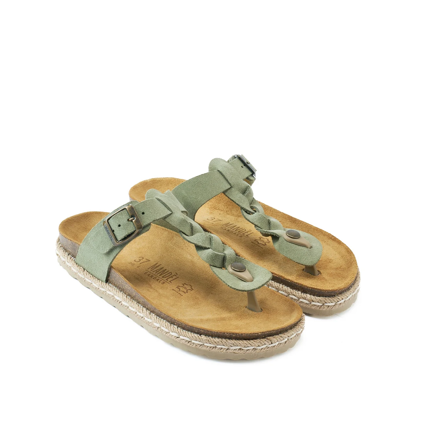 Tongs Sandales Luna Suede Rosemary Green - Femme - Image 3