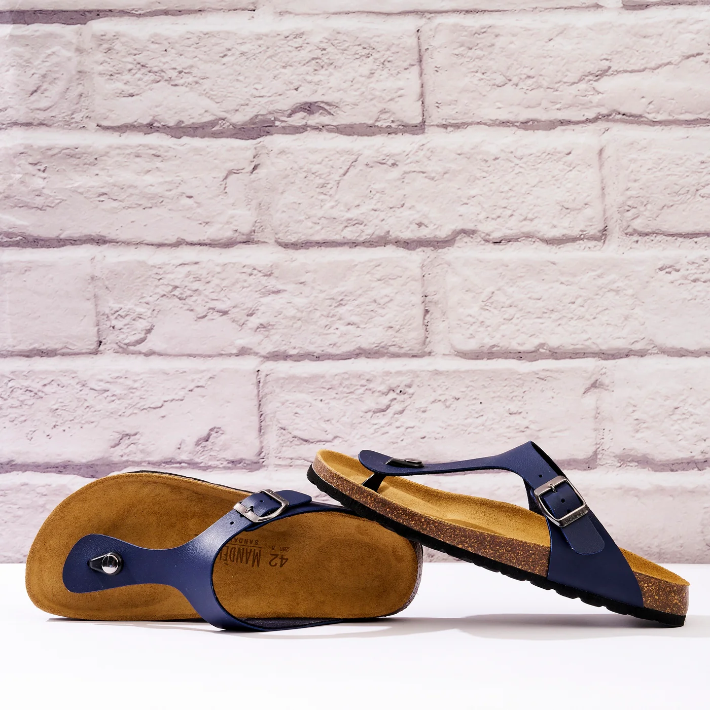 Tongs David Navy - Homme - Image 6