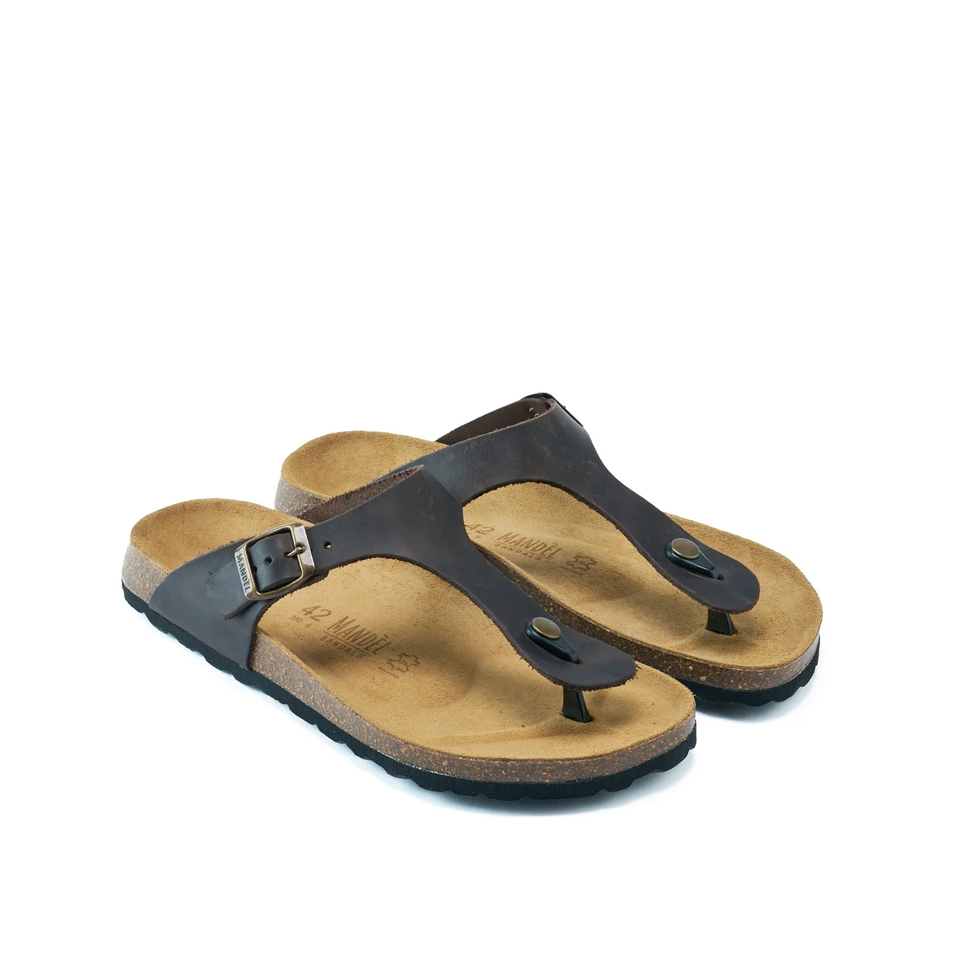 David Oiled Leather Dark Brown - Homme - Image 3