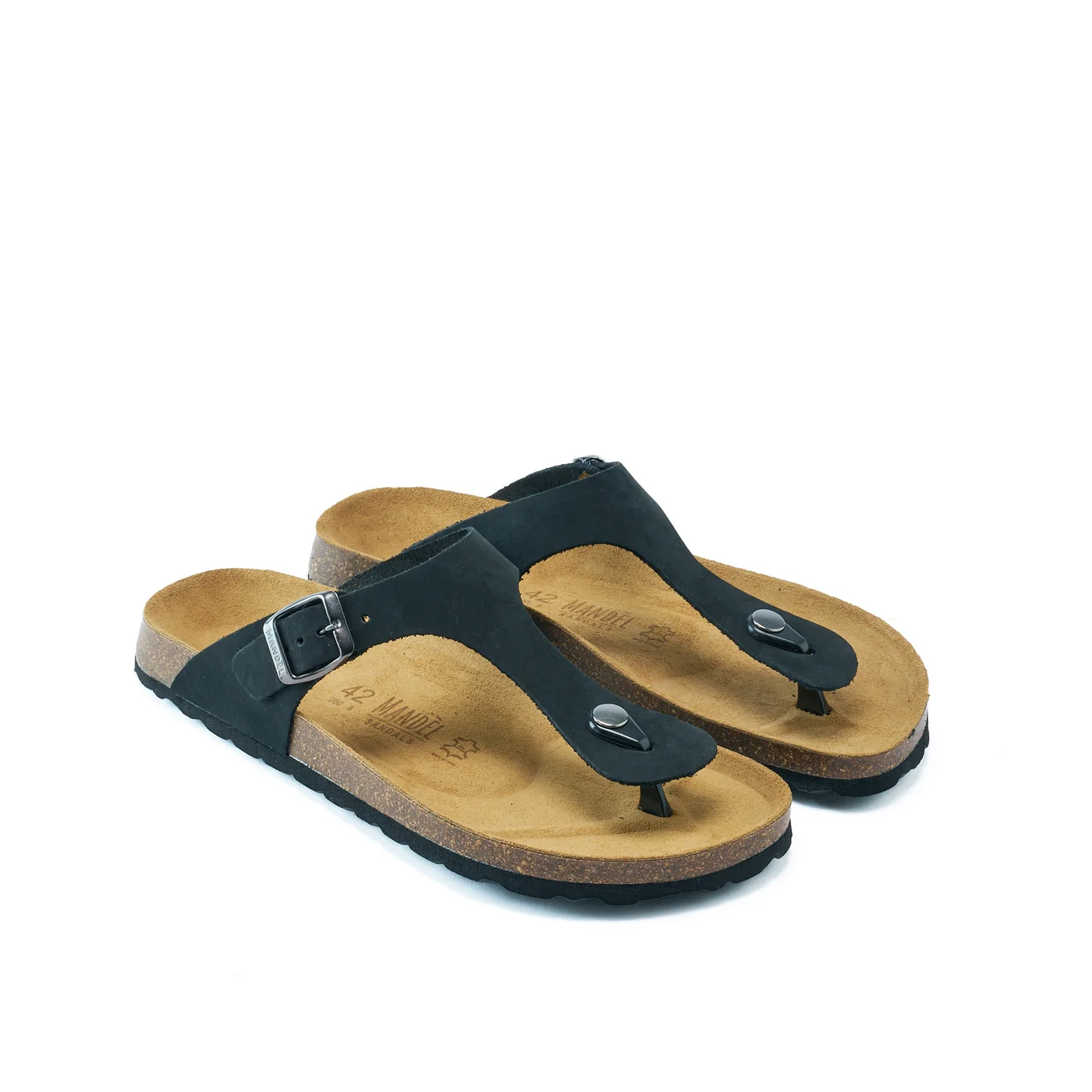 Tongs David Nubuck Black - Homme - Image 3