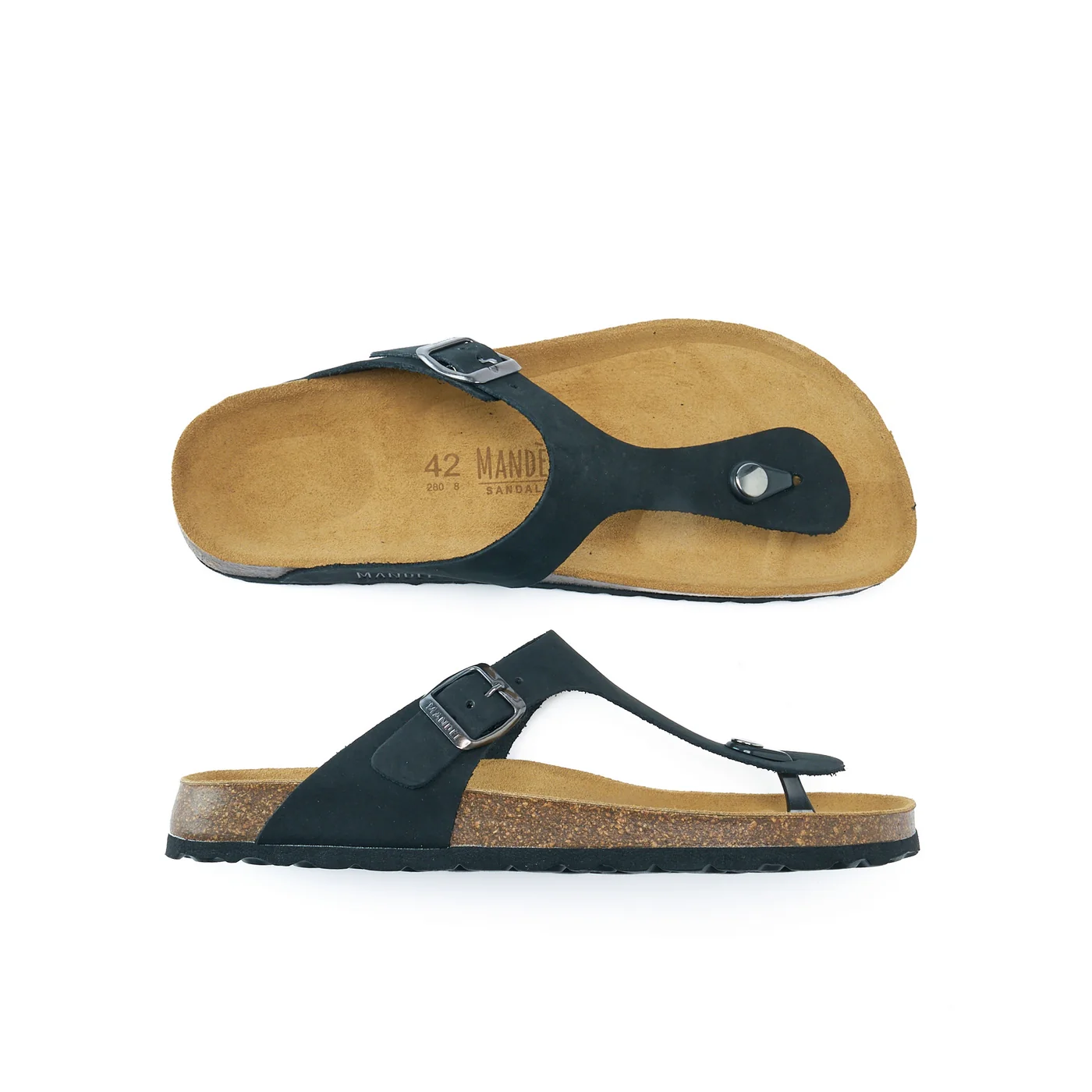 Tongs David Nubuck Black - Homme - Image 5