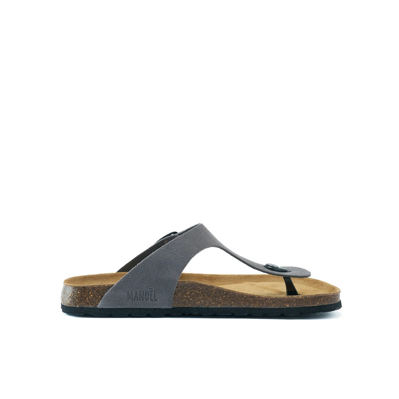 Tongs David Suede Grey - Homme - Image 4